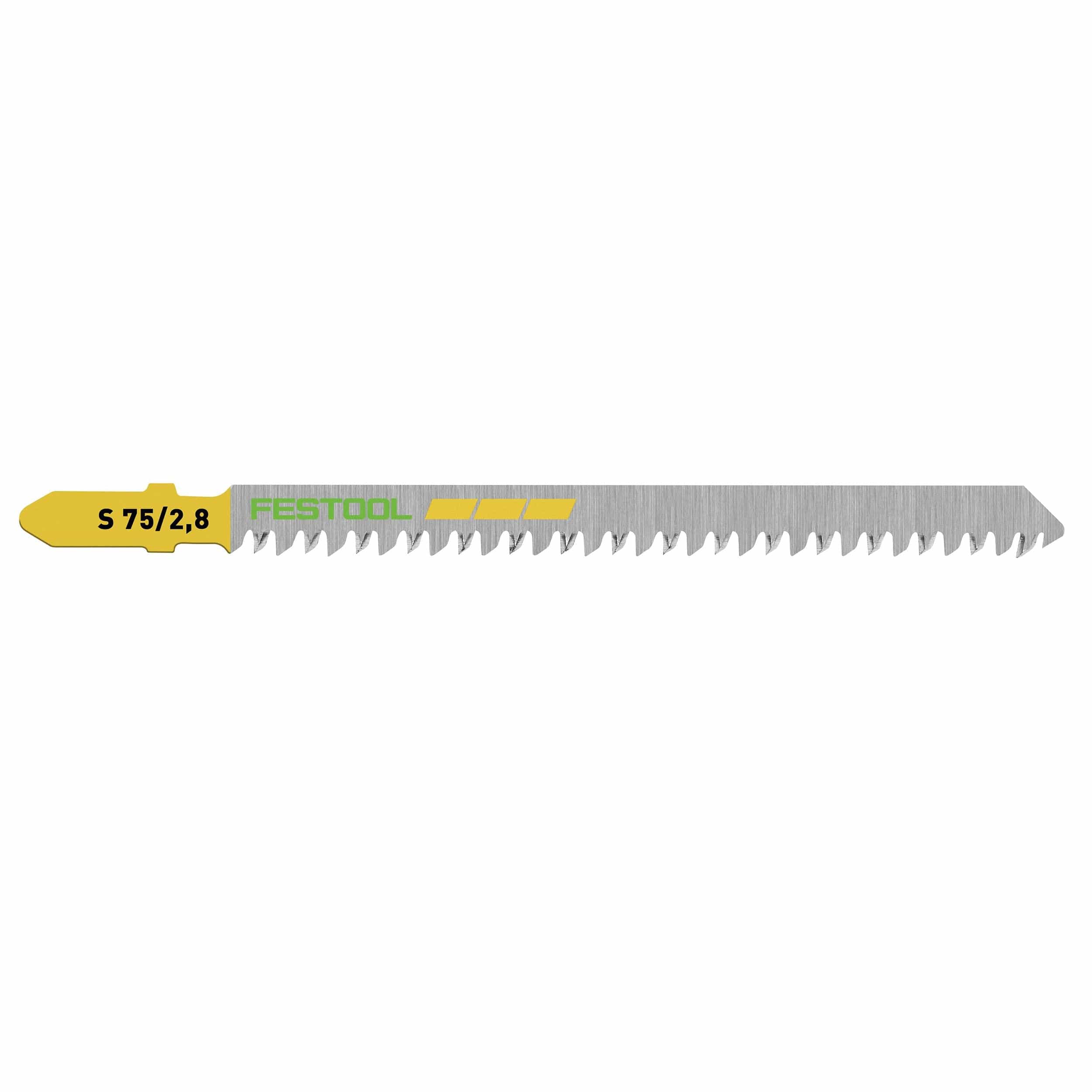 Straight Cut Wood Jigsaw Blade, 75mm L, 2.8 pitch, 20 pack