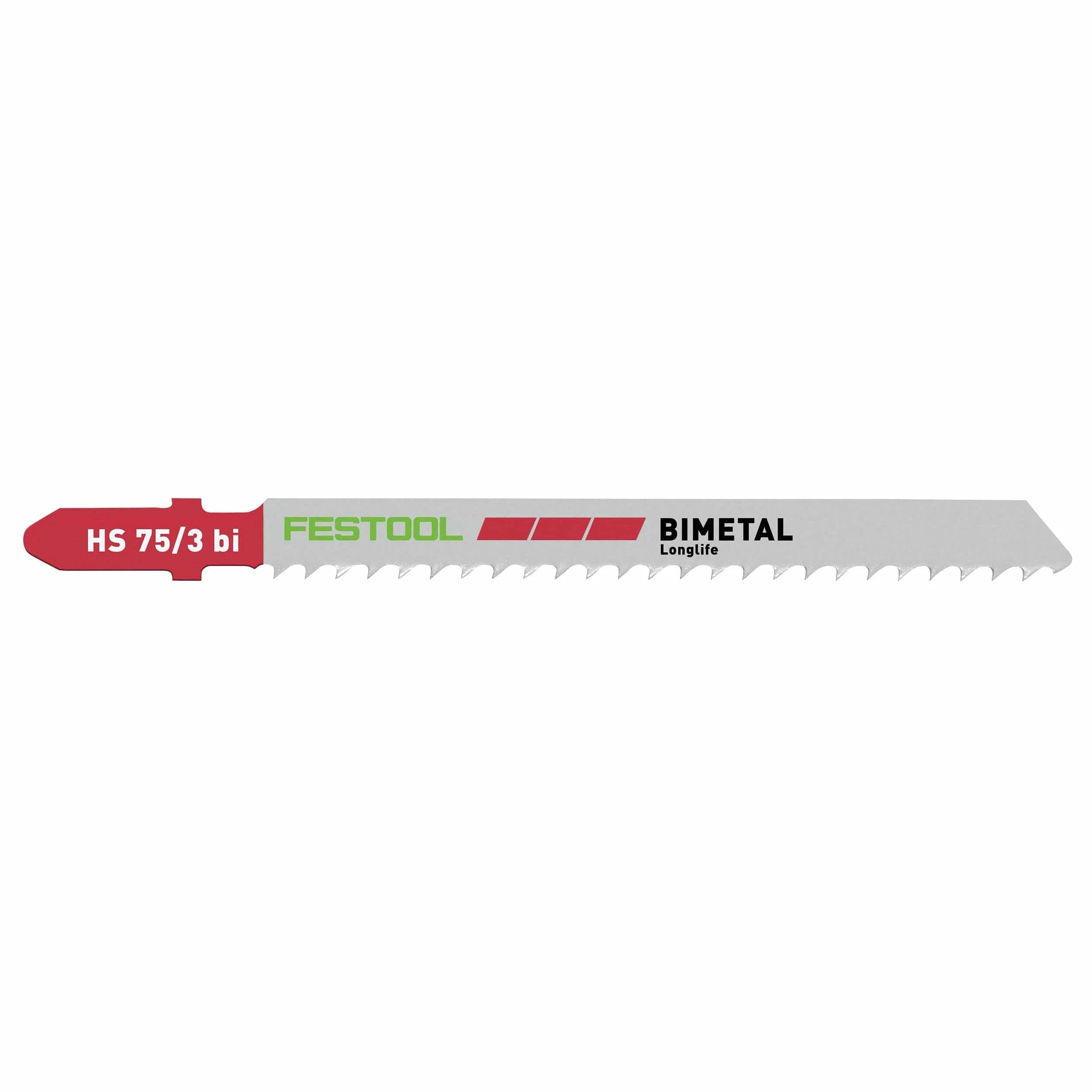 Solid Material Plastics Jigsaw Blades, 75mm L, 3 pitch, 5 pack - Image 1