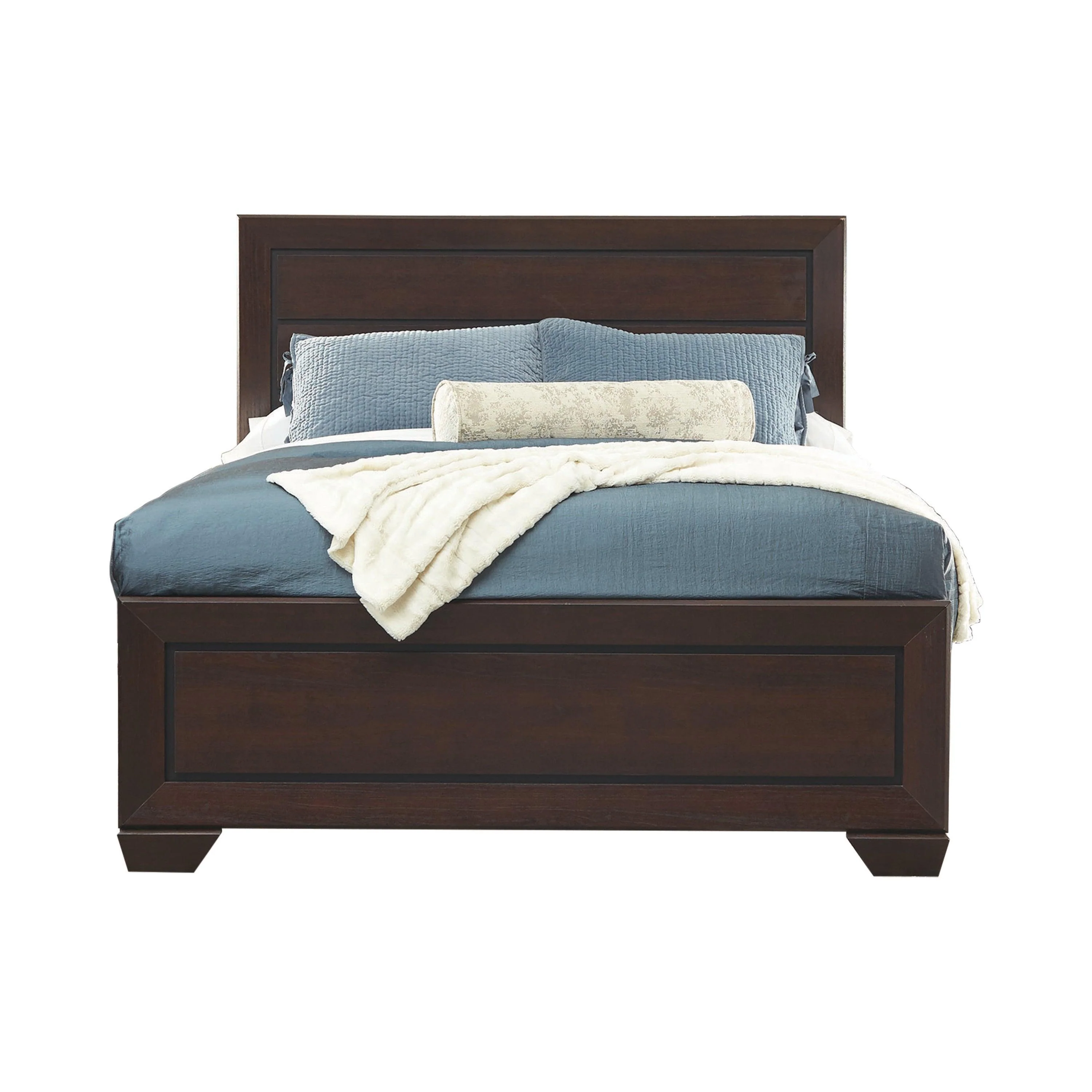 Kauffman 2 Drawer Nightstand Dark Cocoa - Image 3