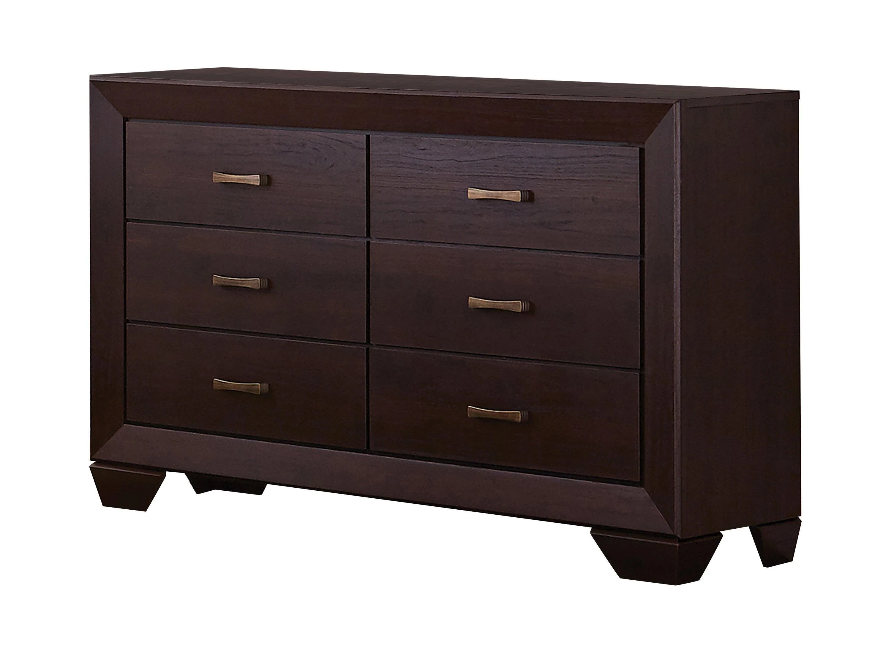 Kauffman Queen Panel Bed Dark Cocoa - Image 2