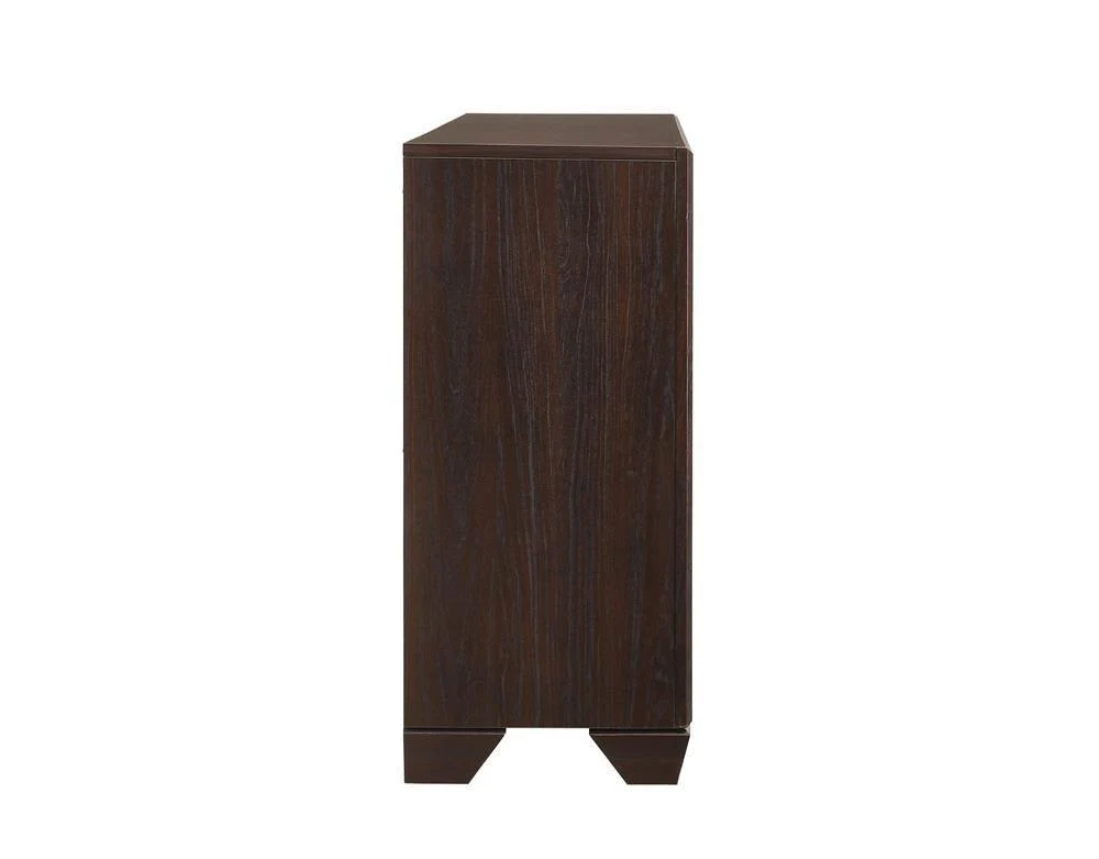 Kauffman 6 Drawer Dresser Dark Cocoa - Image 3
