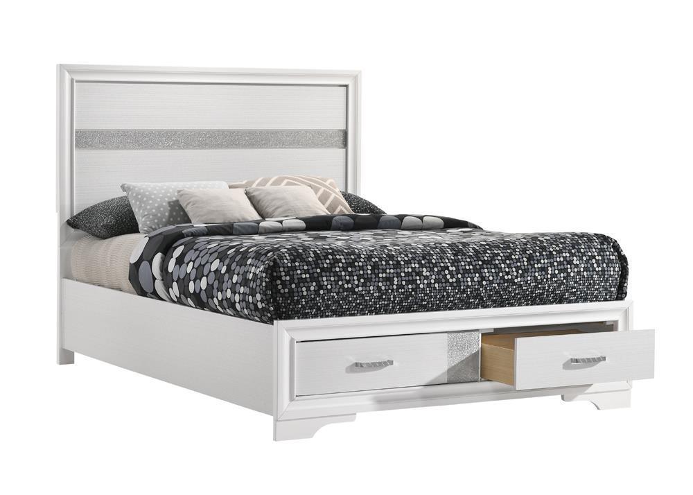 Miranda Full Storage Bed White - Image 3