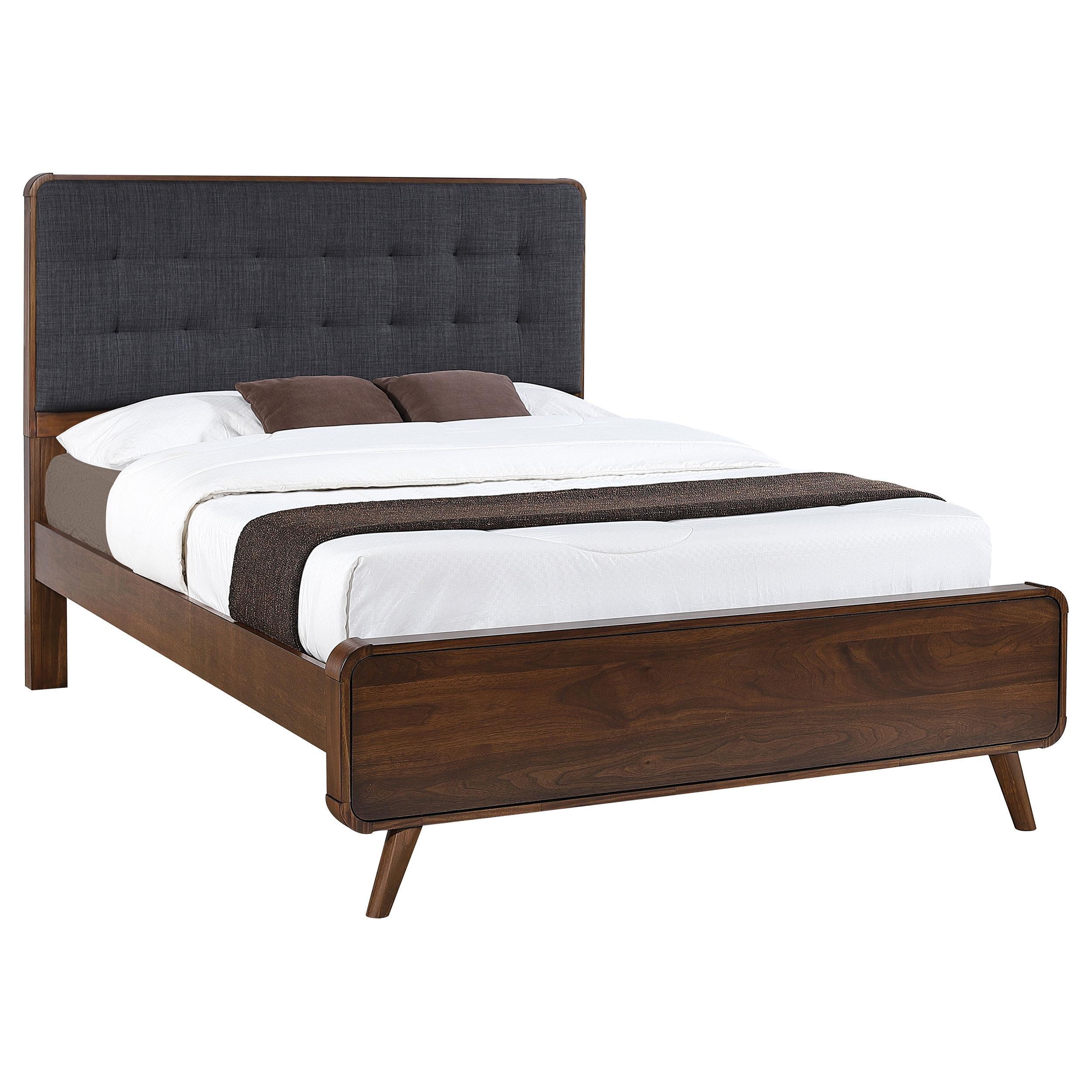 Robyn Wood Full Platform Bed Dark Walnut - Image 3