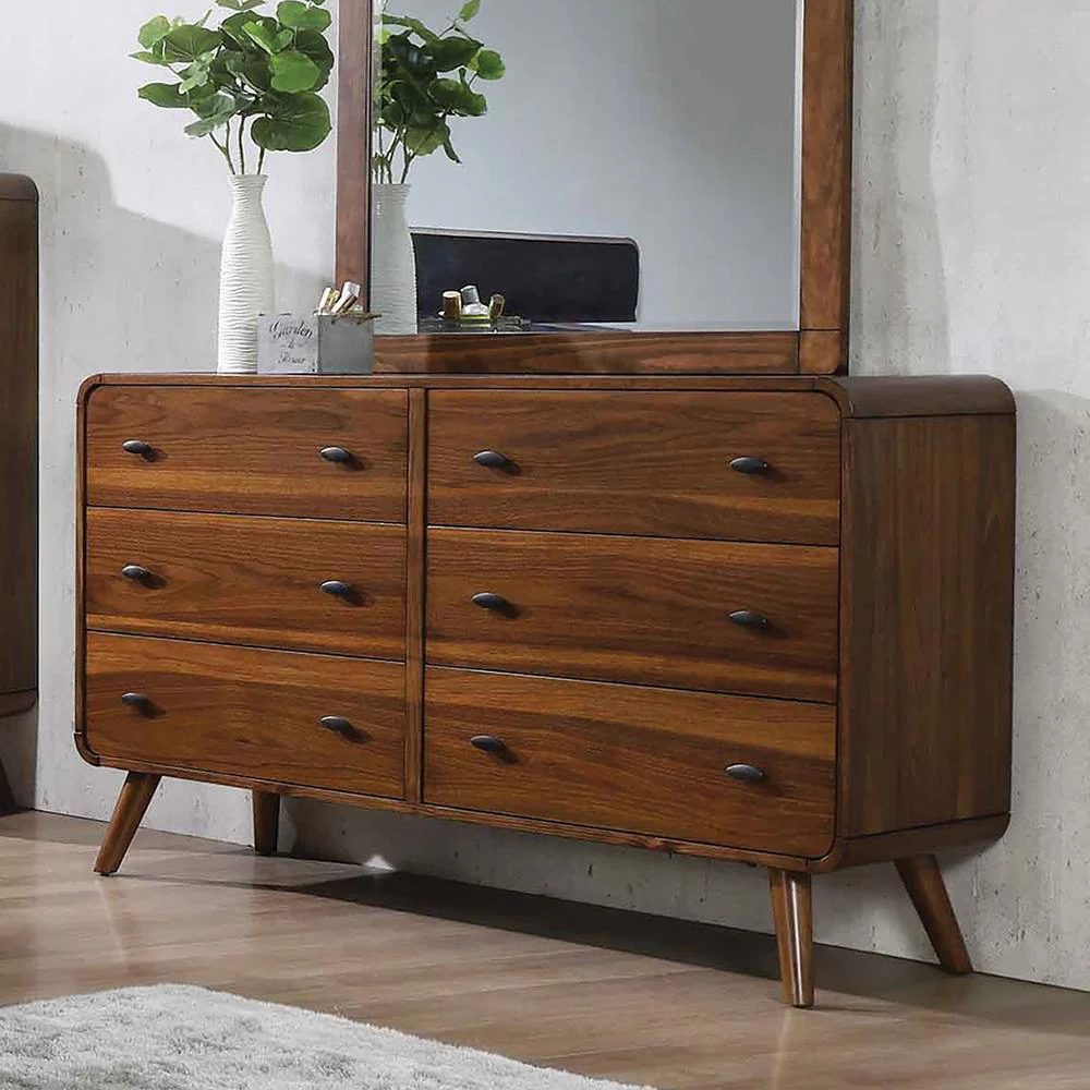Robyn 6 Drawer Dresser Dark Walnut - Image 2