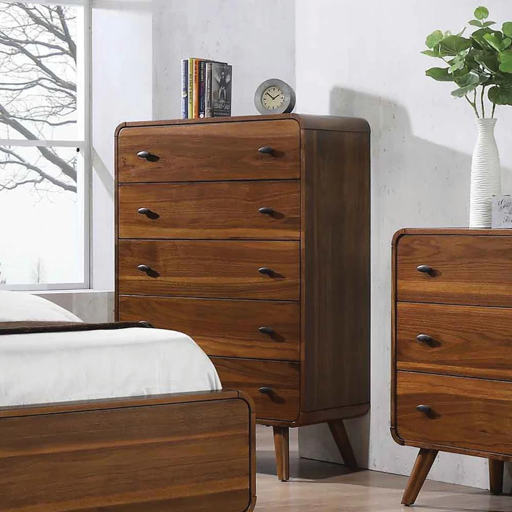 Robyn 5 Drawer Chest Dark Walnut - Image 1