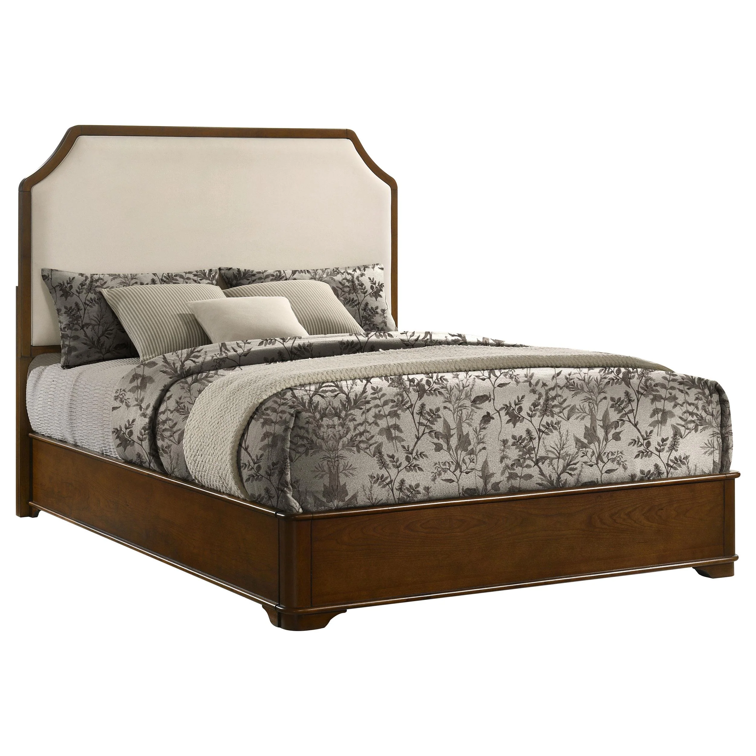 Garland 58-inch Queen Panel Bed Cream and Brown Cherry - Image 3