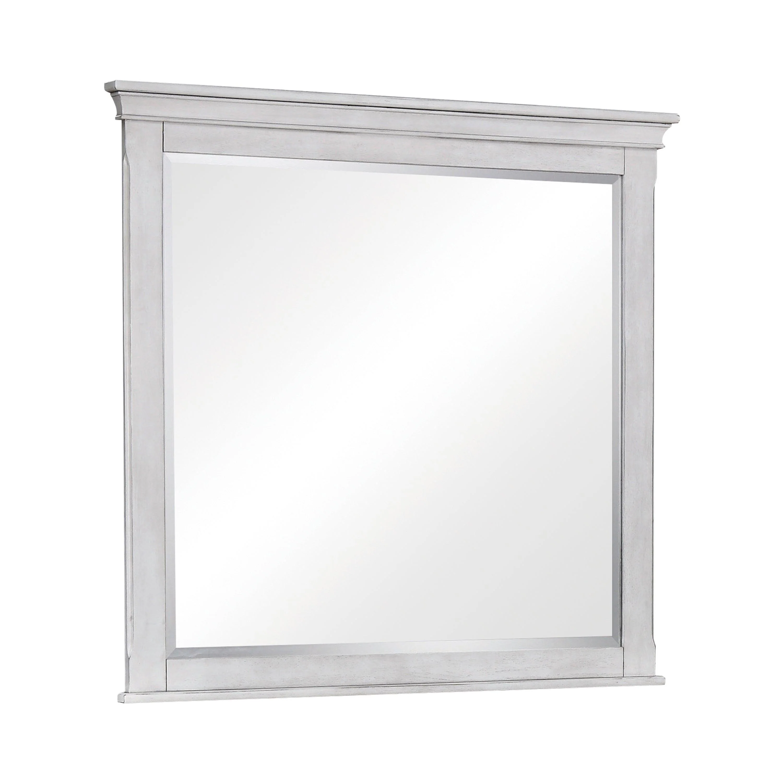 Franco Rectangular Mirror Antique White - Image 3