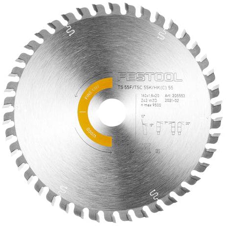 Saw blade HW 160x1,8x20 WD42 US - Image 1