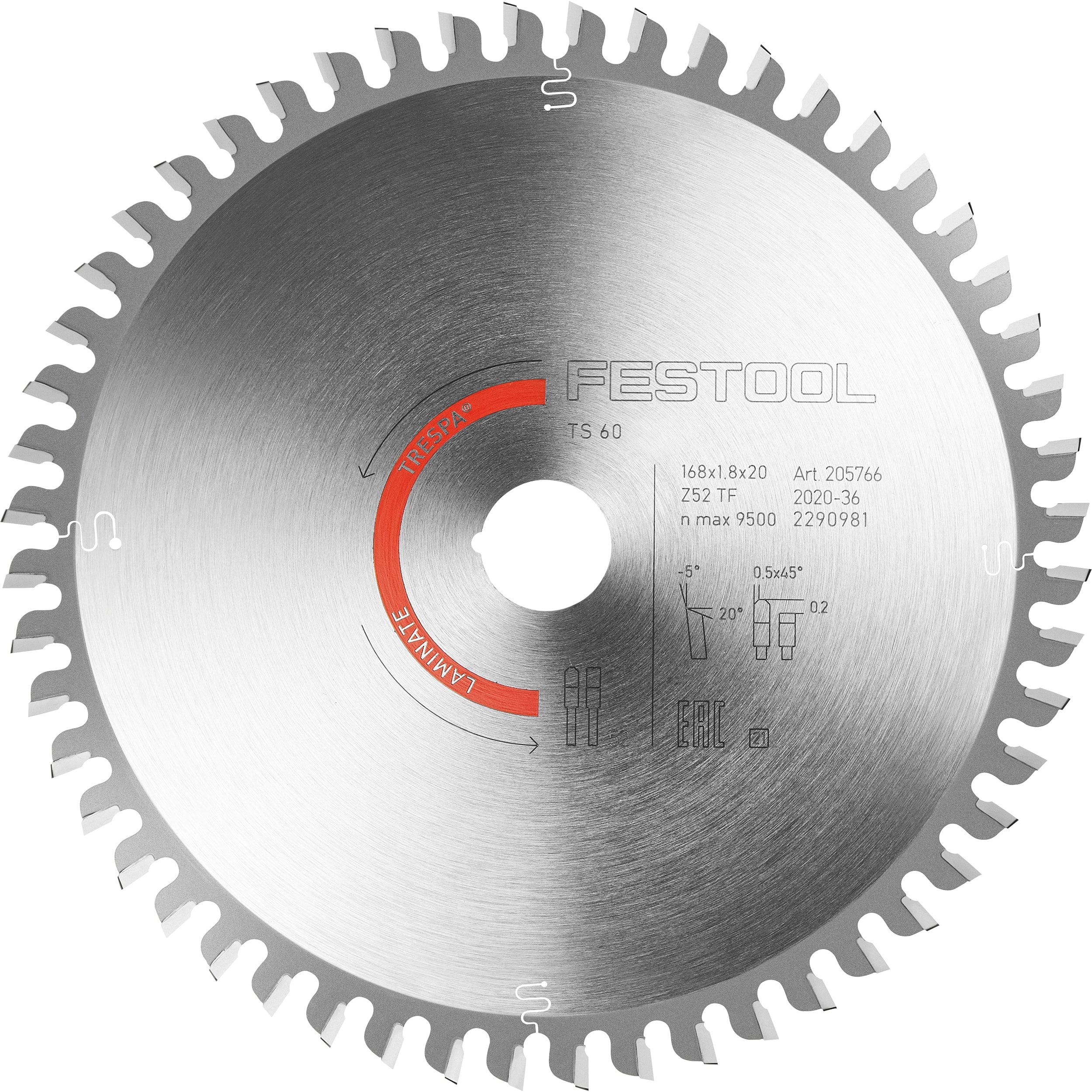 Laminate Saw Blade 52T – TS 60