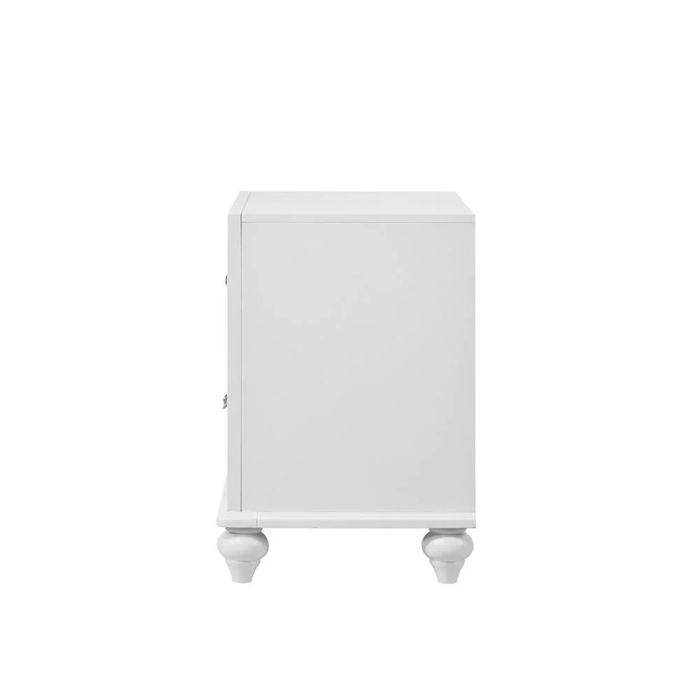 Barzini 2 Drawer Nightstand White - Image 3