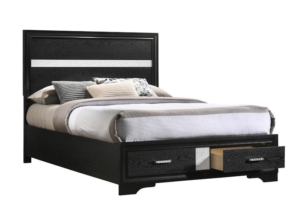 Miranda Full Storage Bed Black - Image 2