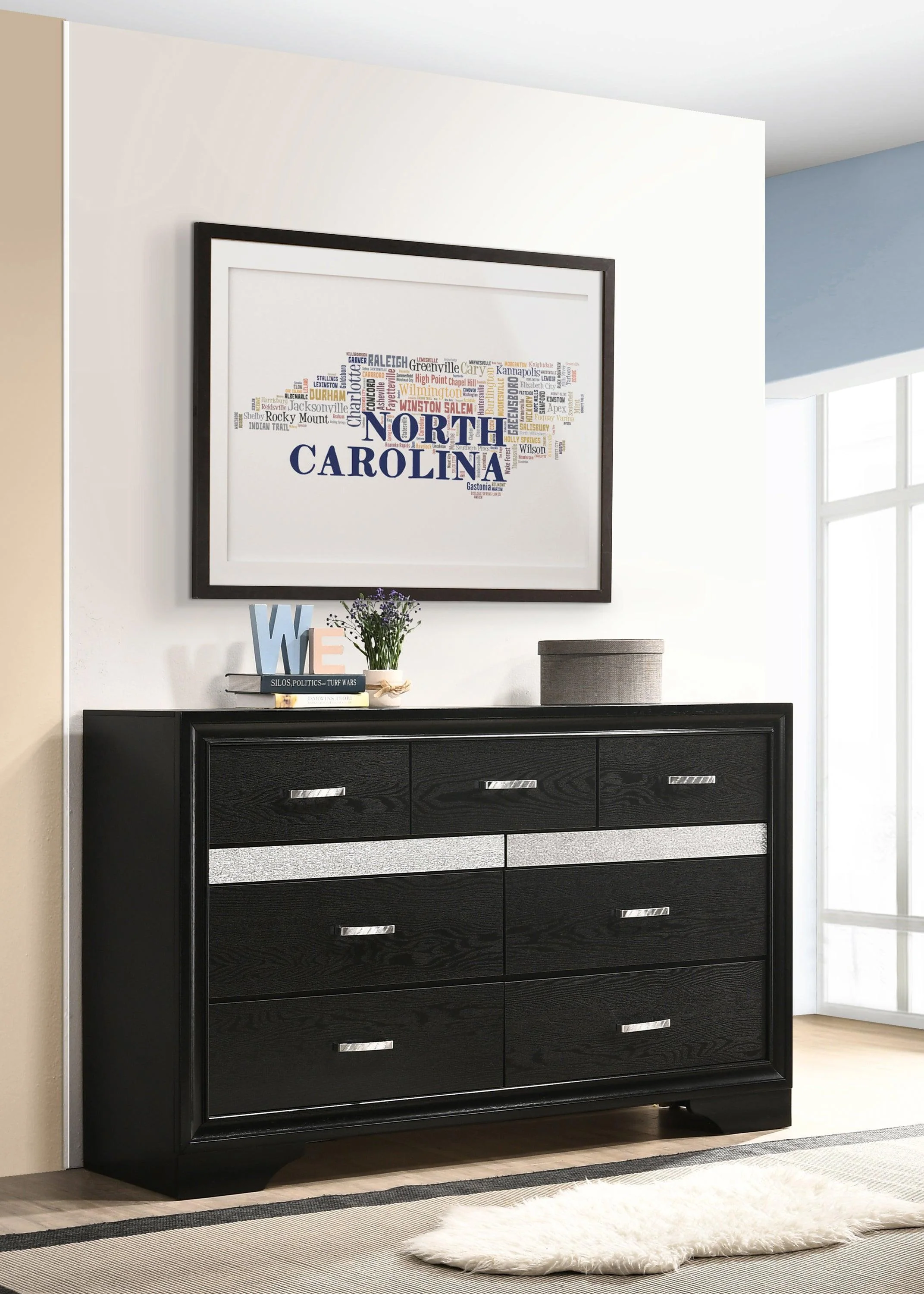 Miranda King 2 Drawer Storage Bed Black - Image 3