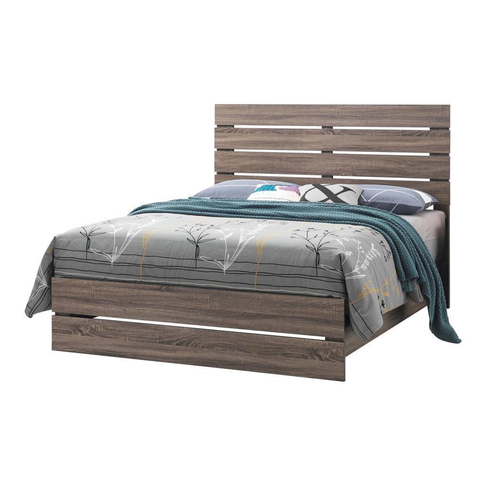 Brantford Queen Panel Bed Barrel Oak - Image 3