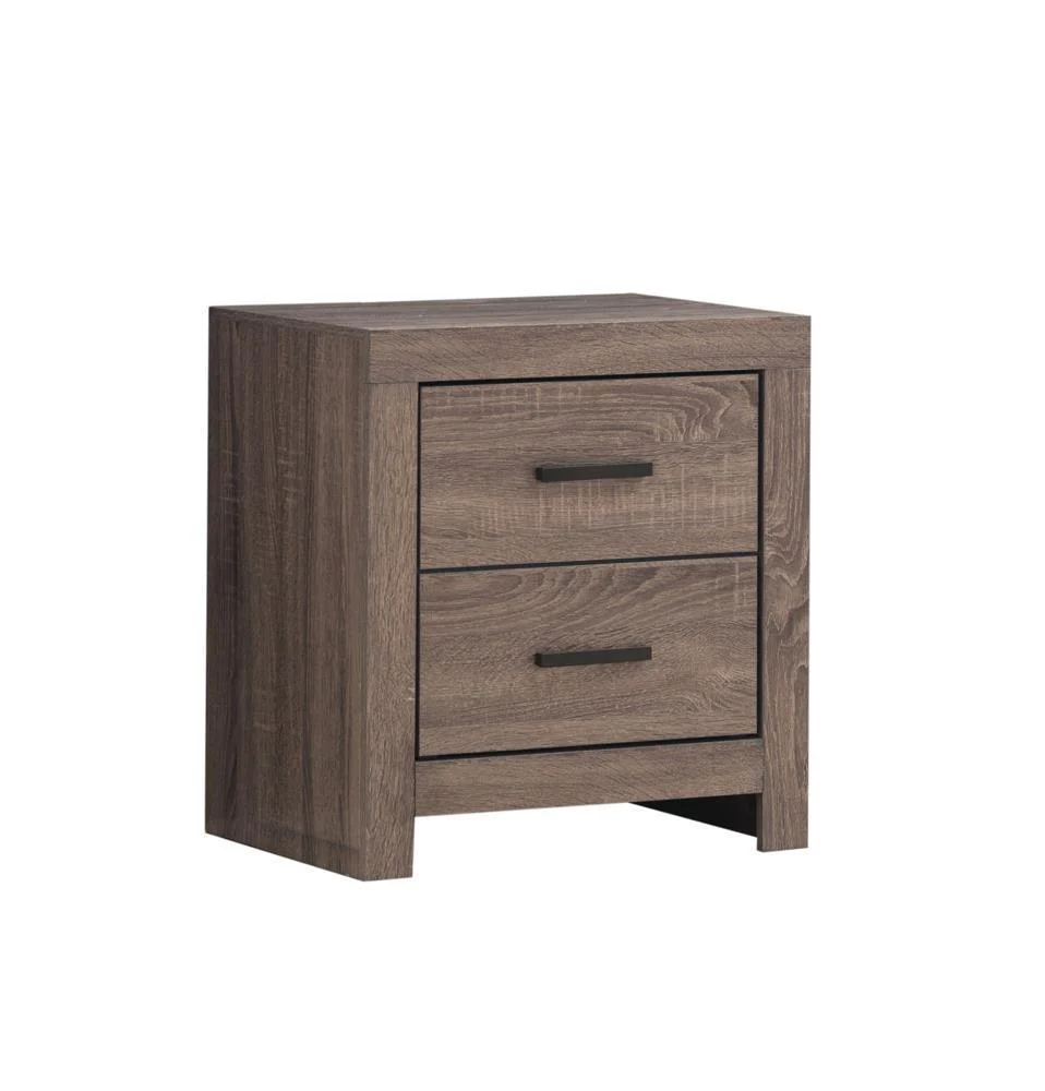 Brantford 2 Drawer Nightstand Barrel Oak - Image 2