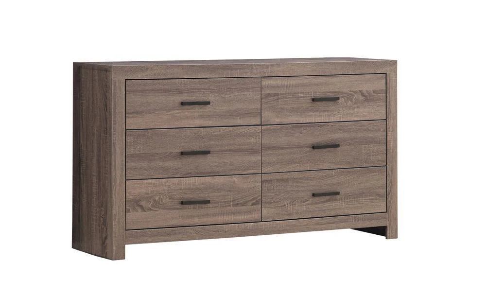 Brantford 6 Drawer Dresser Barrel Oak - Image 2
