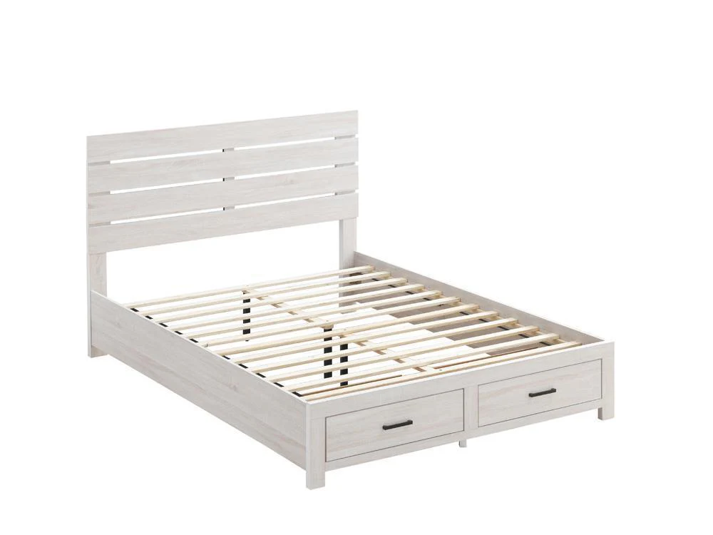 Brantford Queen Storage Bed Coastal White - Image 3