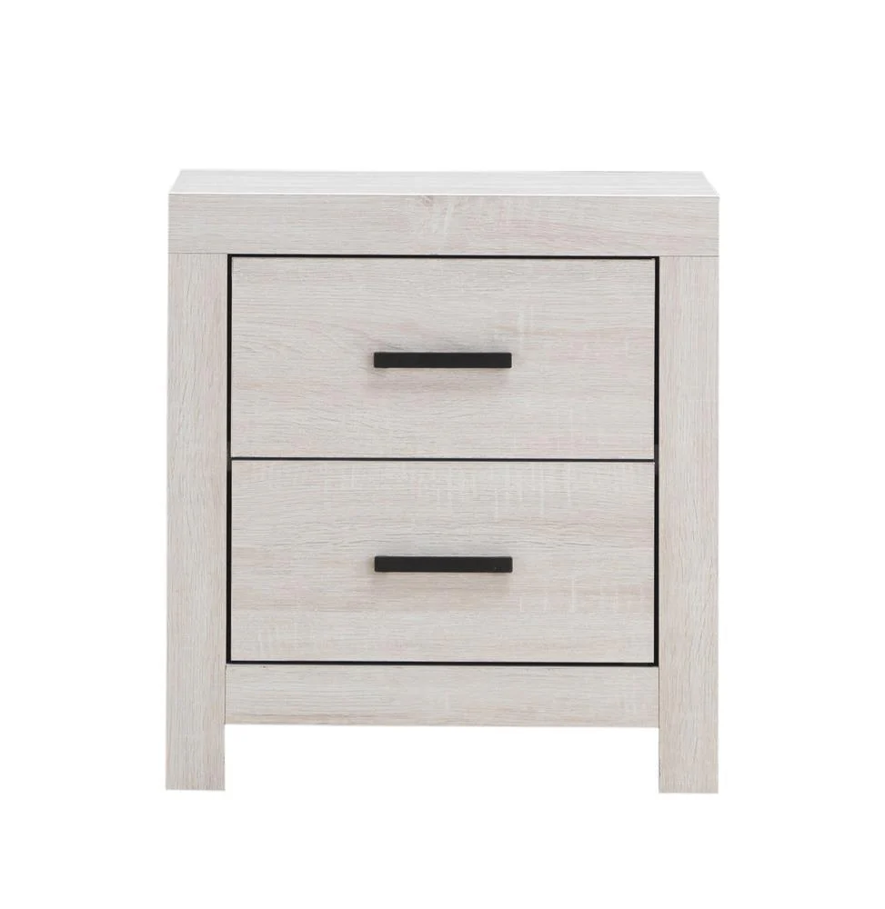Brantford 2 Drawer Nightstand Coastal White - Image 3