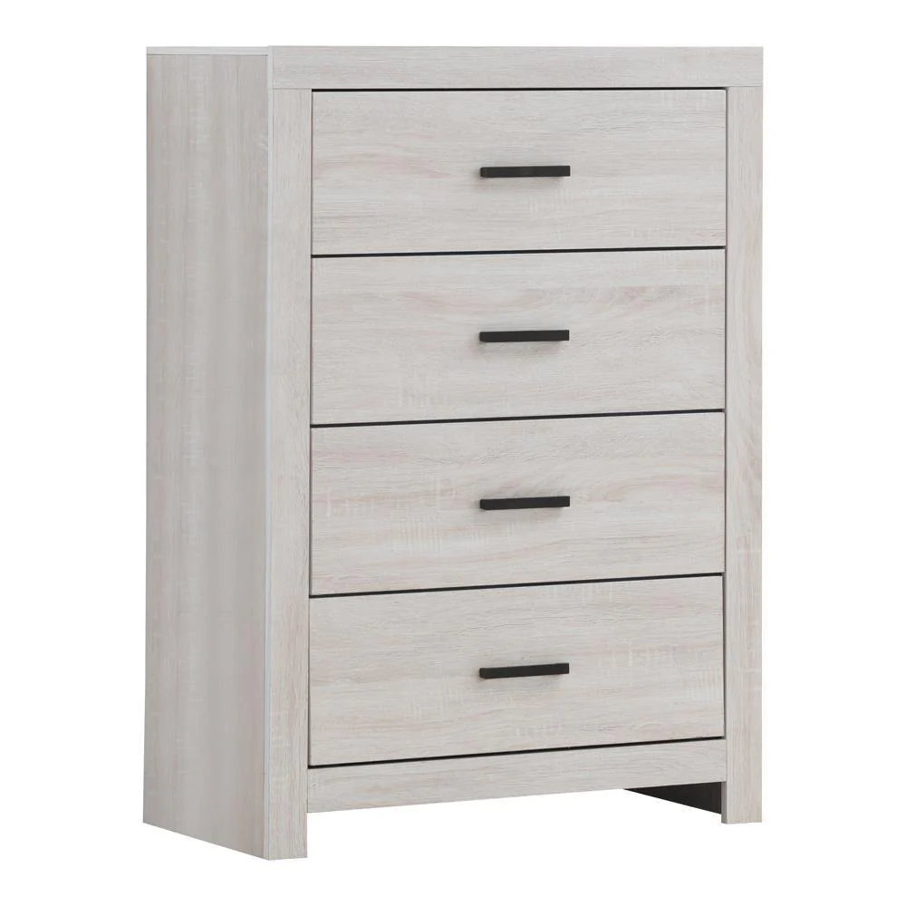 Brantford 4 Drawer Chest Coastal White - Image 2