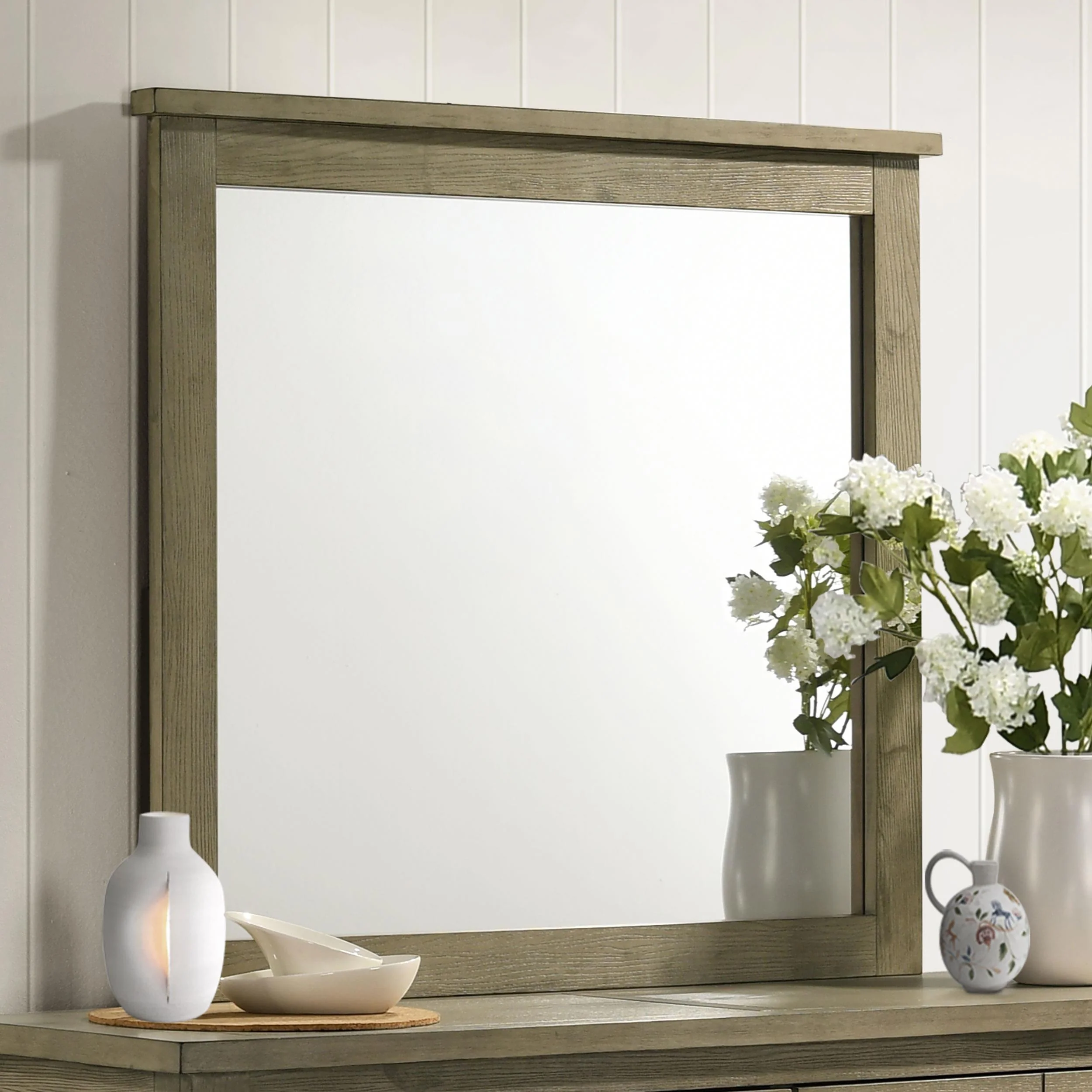 Hazlewood Dresser Mirror Vineyard Oak - Image 2