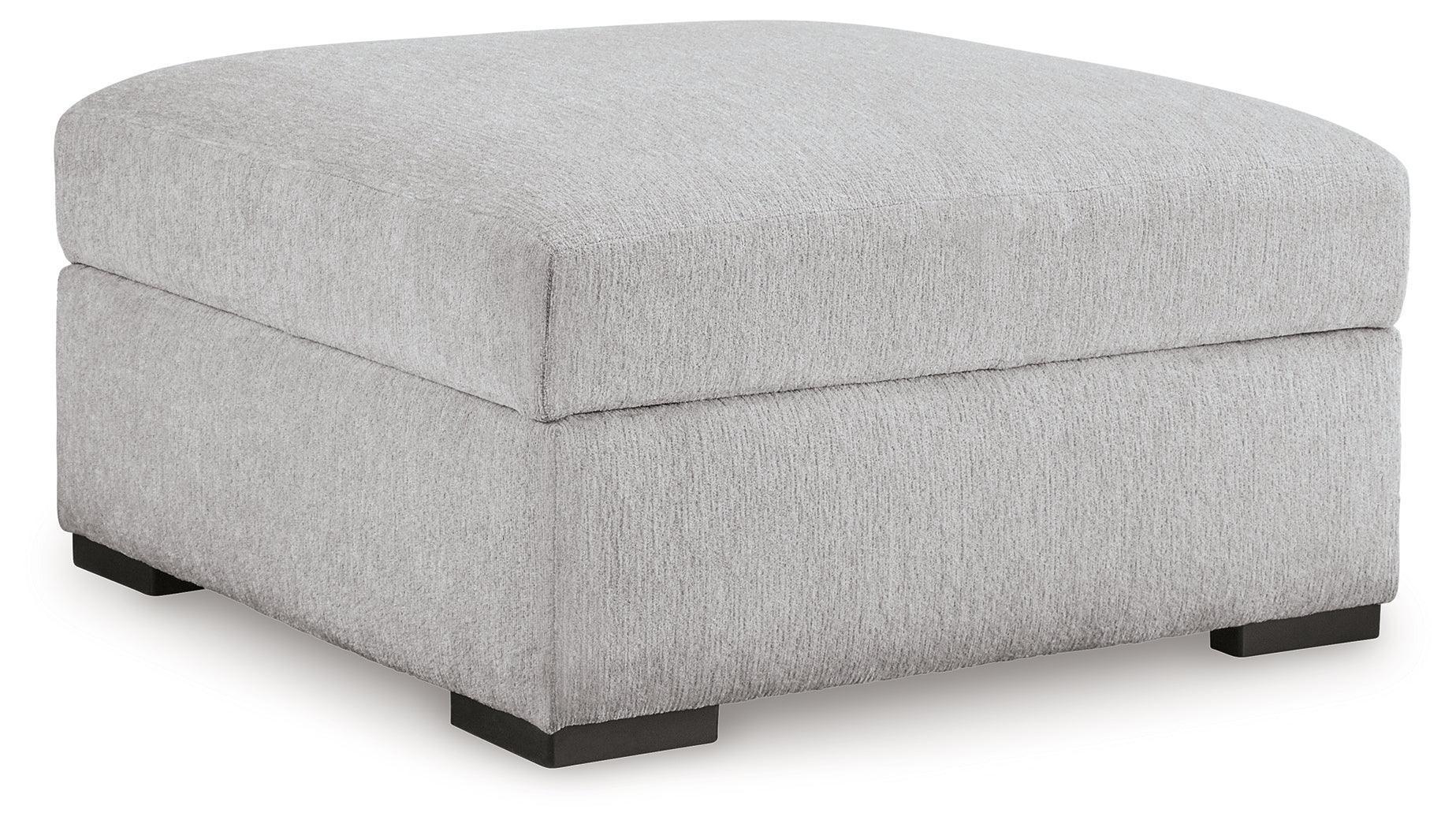 Gabyleigh Nickel Performance Fabric,Next-Gen Nuvella™ Ottoman With Storage - Image 2