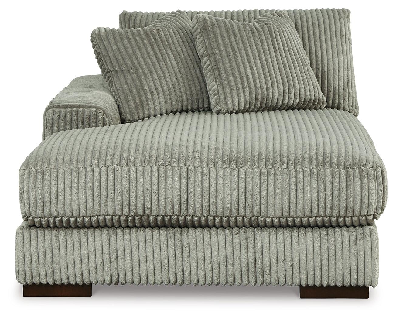 Lindyn Fog 3-Piece Sectional with Double Chaise - Image 2
