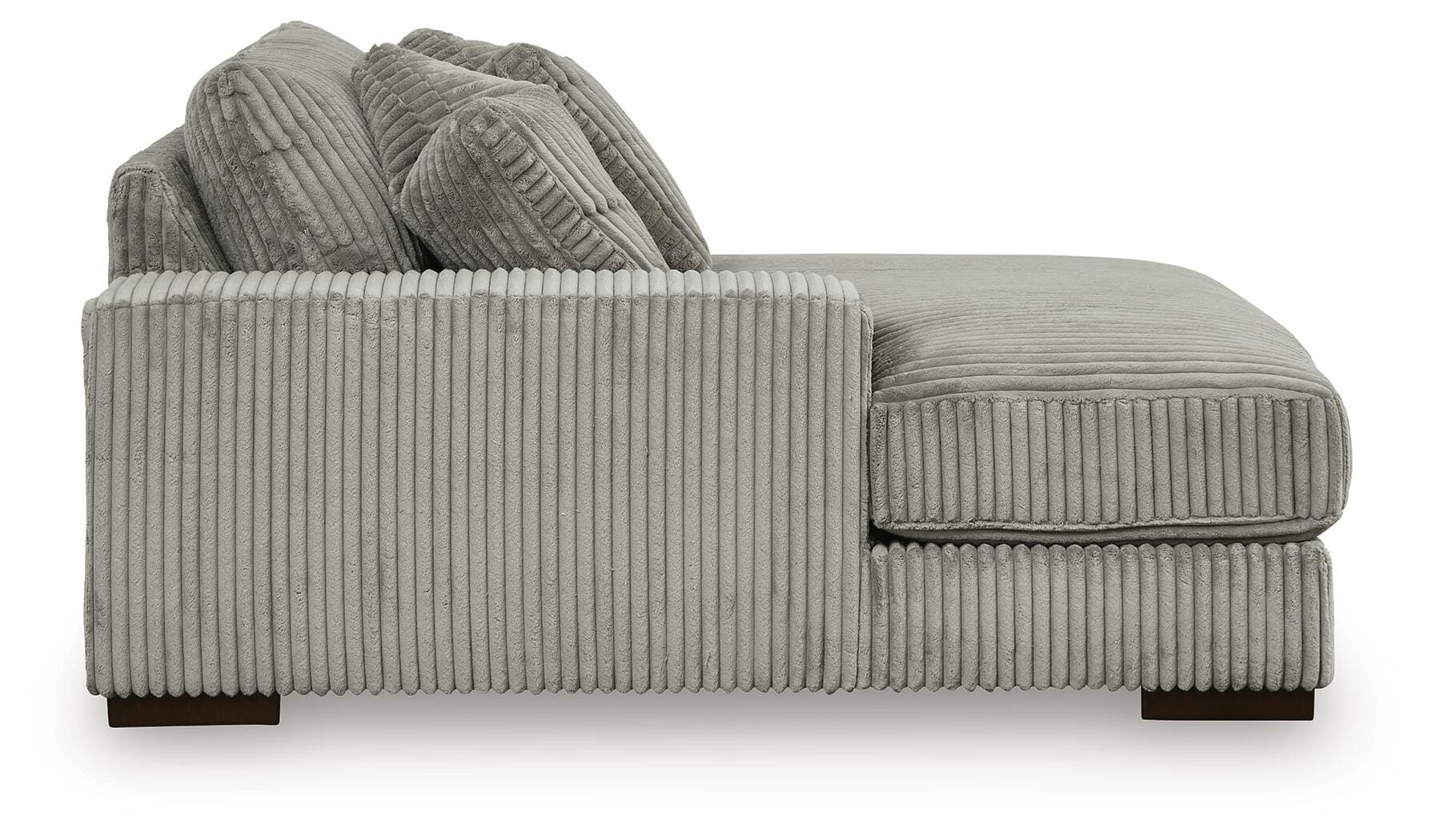 Lindyn Fog 4-Piece Sectional with Double Chaise - Image 3