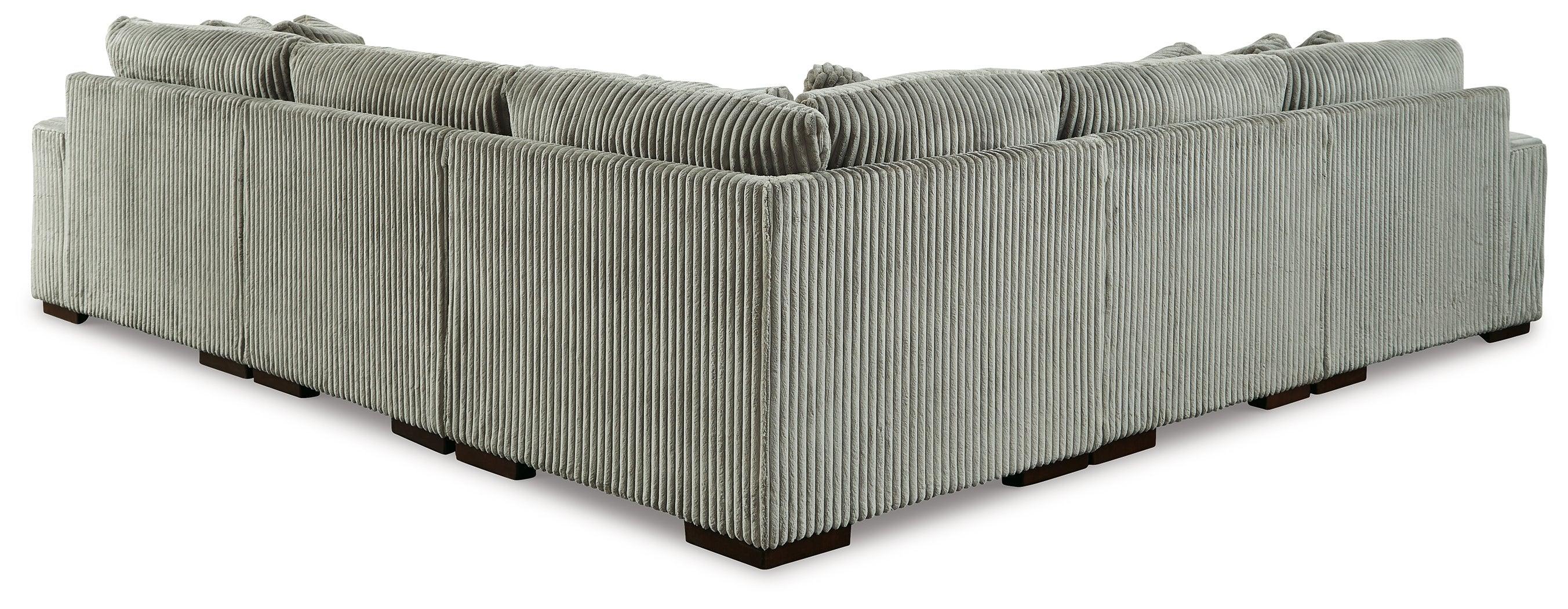 Lindyn Fog 5-Piece Sectional With Chaise - Image 2