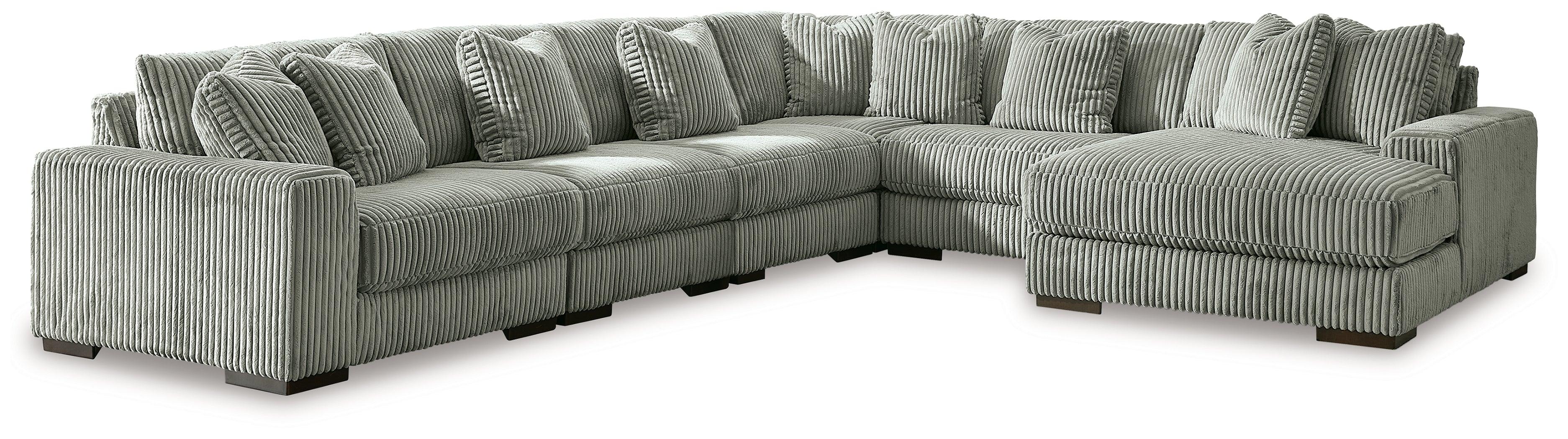 Lindyn Fog 6-Piece Sectional With Chaise - Image 2