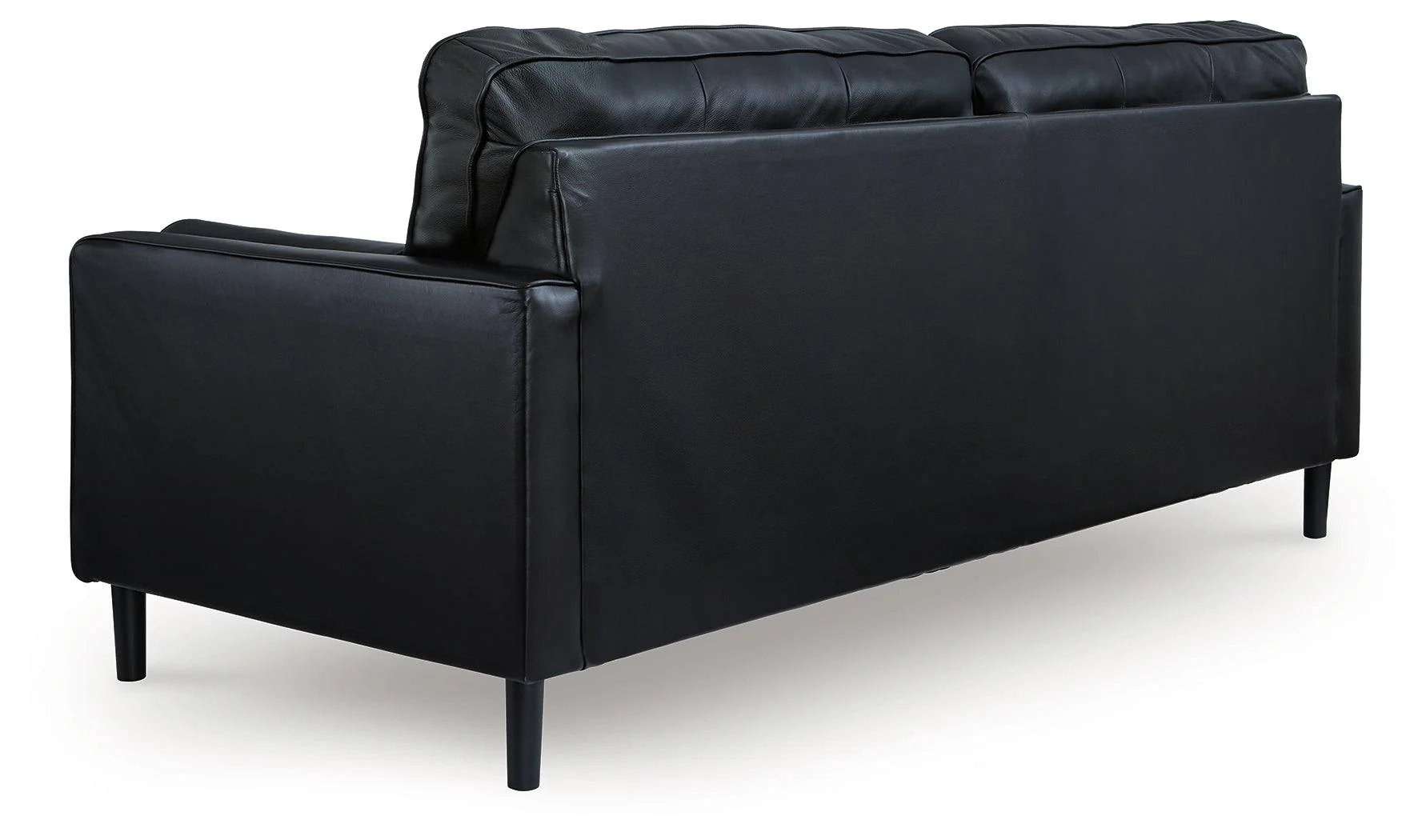 Bryceview Onyx Leather Sofa - Image 3