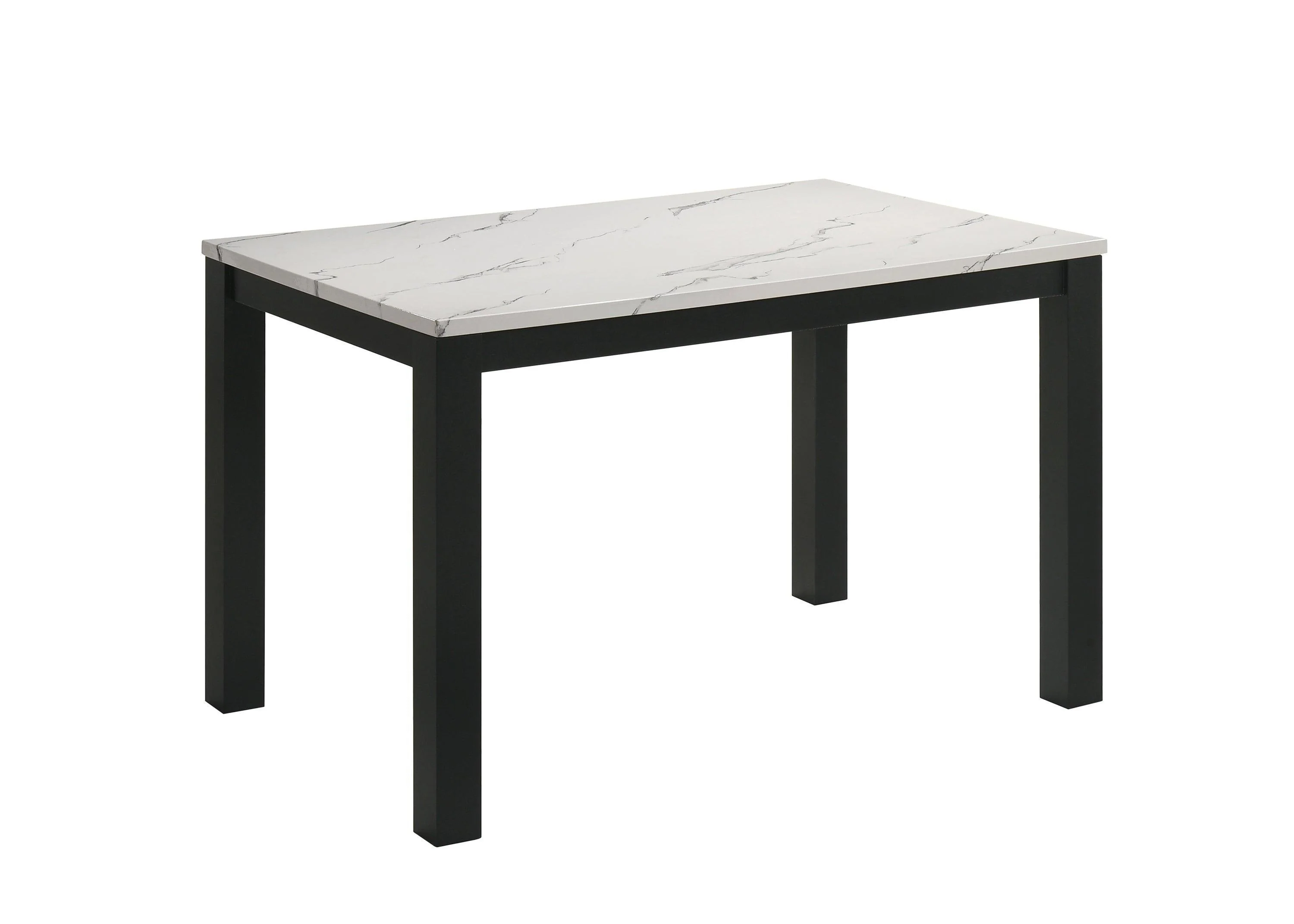 Resia Black White Rectangular Dining Room Set - Image 2