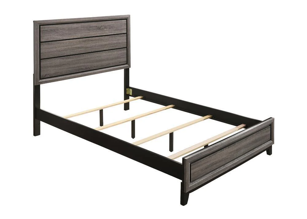 Watson Full Panel Bed Gray Oak - Image 3