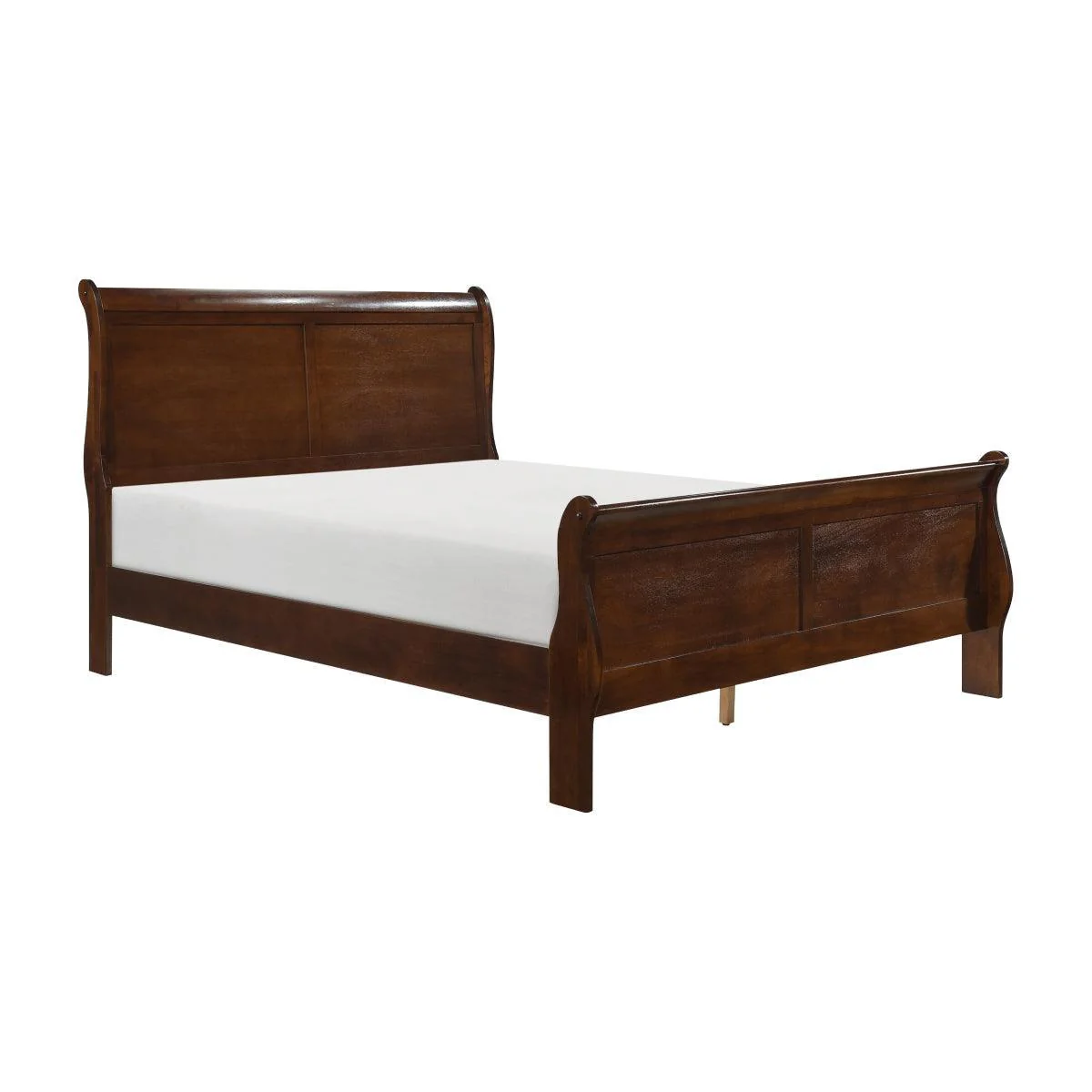 Mayville Brown Cherry Panel King Bed - Image 2