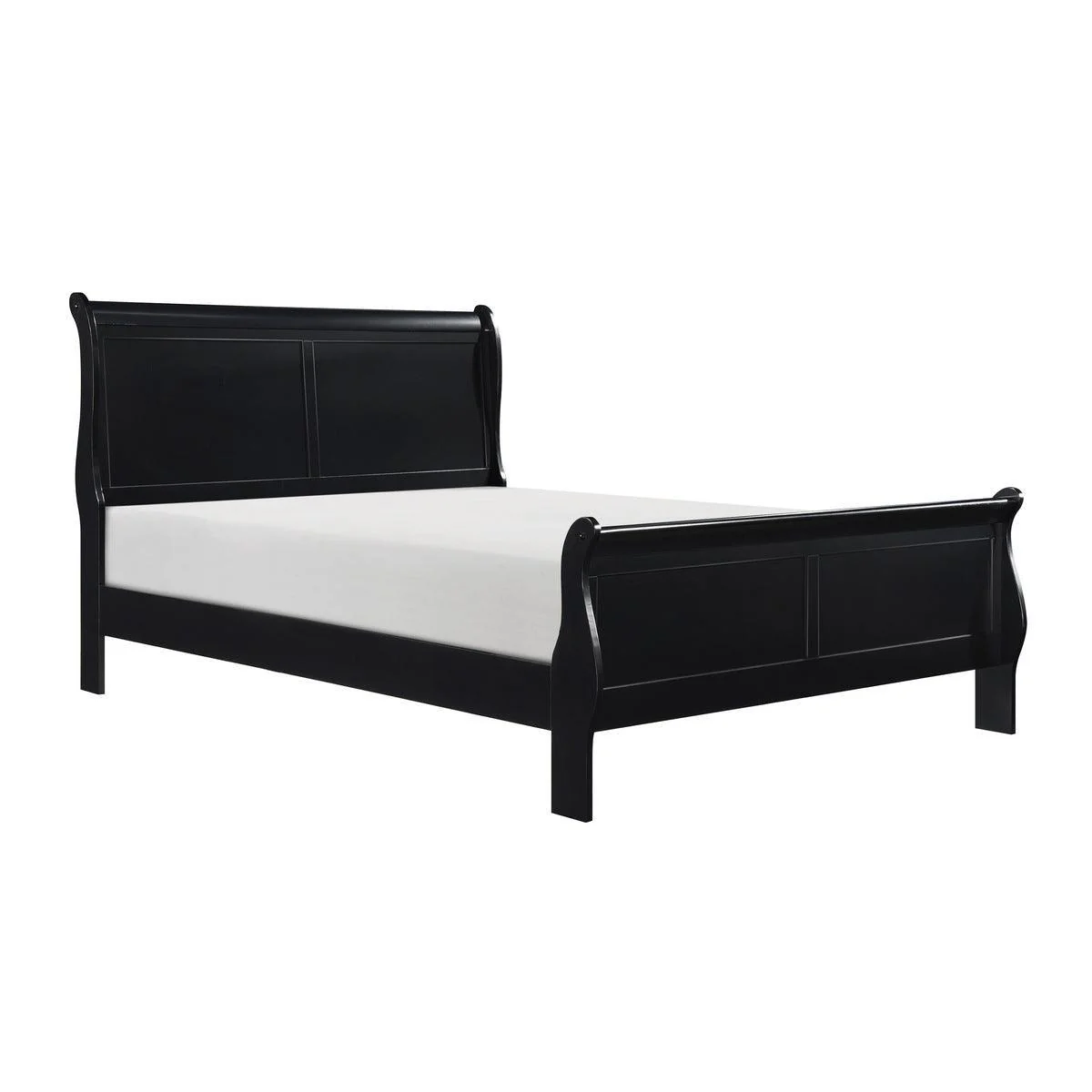 Mayville Black Sleigh Queen Bed - Image 2