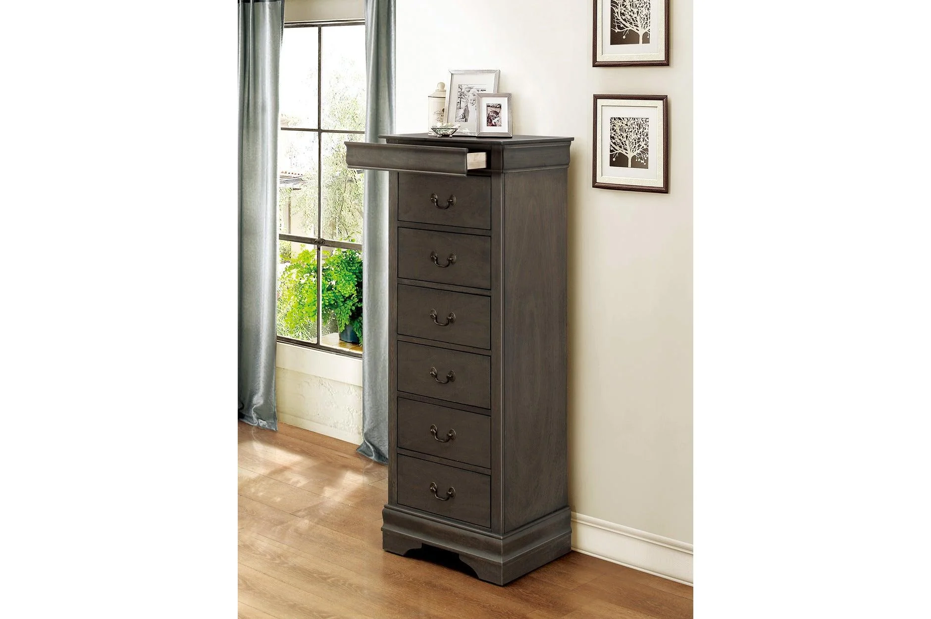 Mayville Stained Gray Sleigh Bedroom Set - Image 3