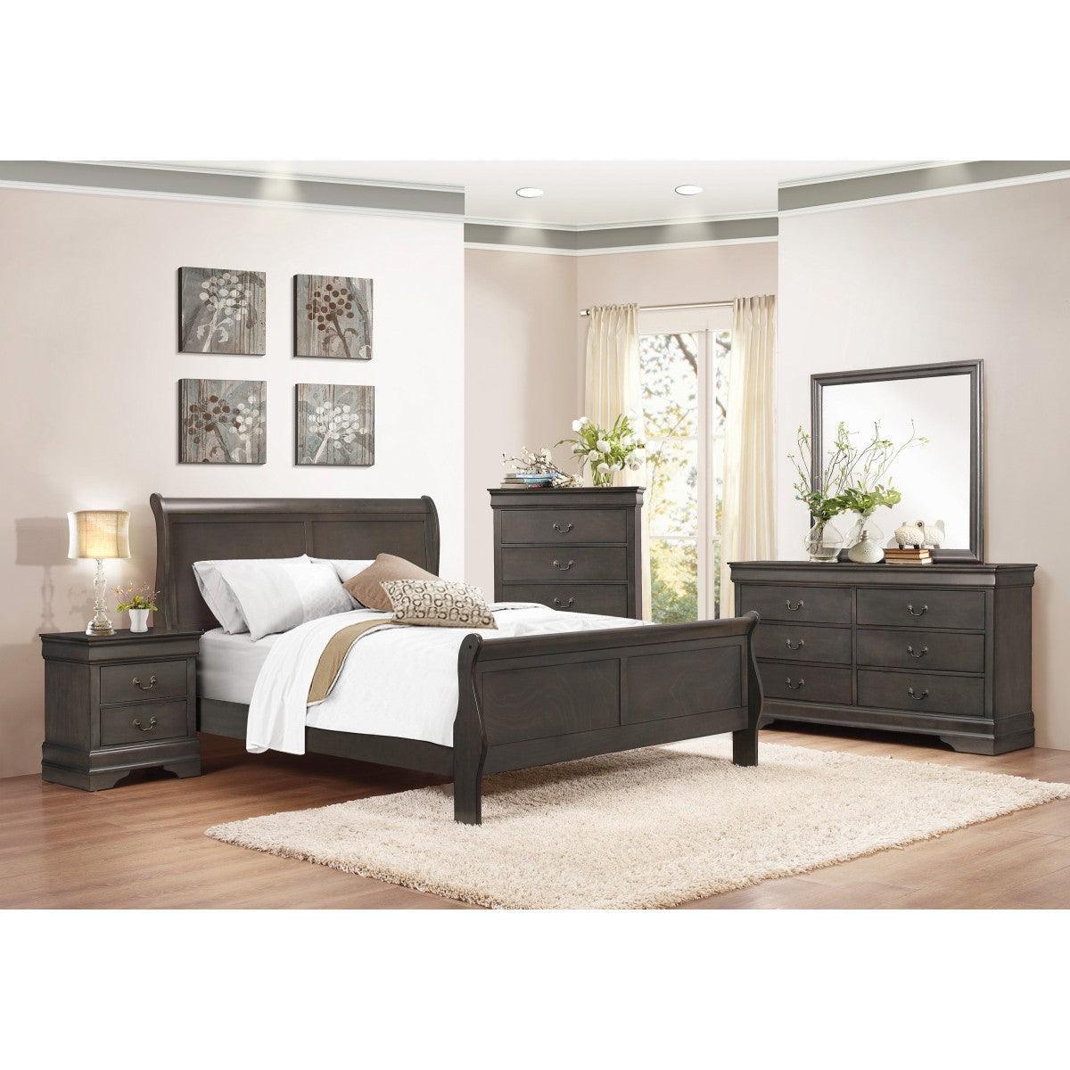 Mayville Stained Gray Full Bed - Image 3