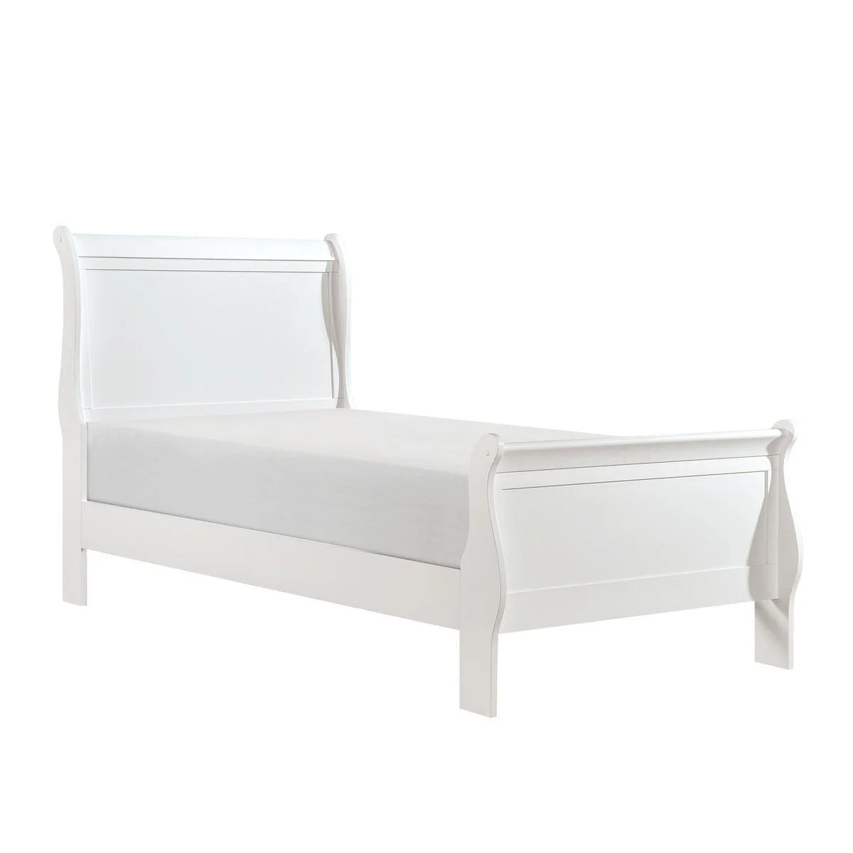 Mayville White Twin Bed - Image 2