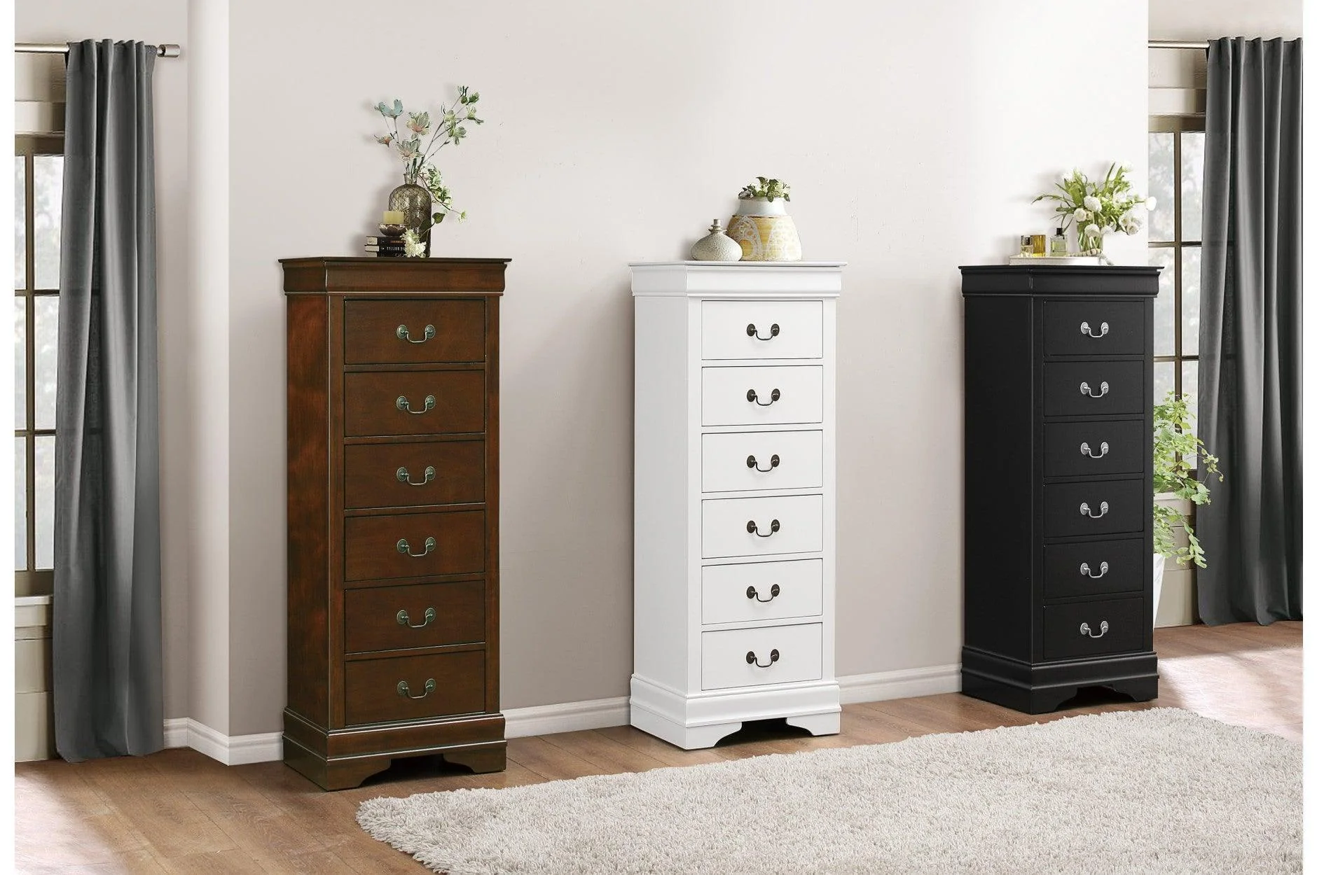 Mayville White Sleigh Bedroom Set - Image 3