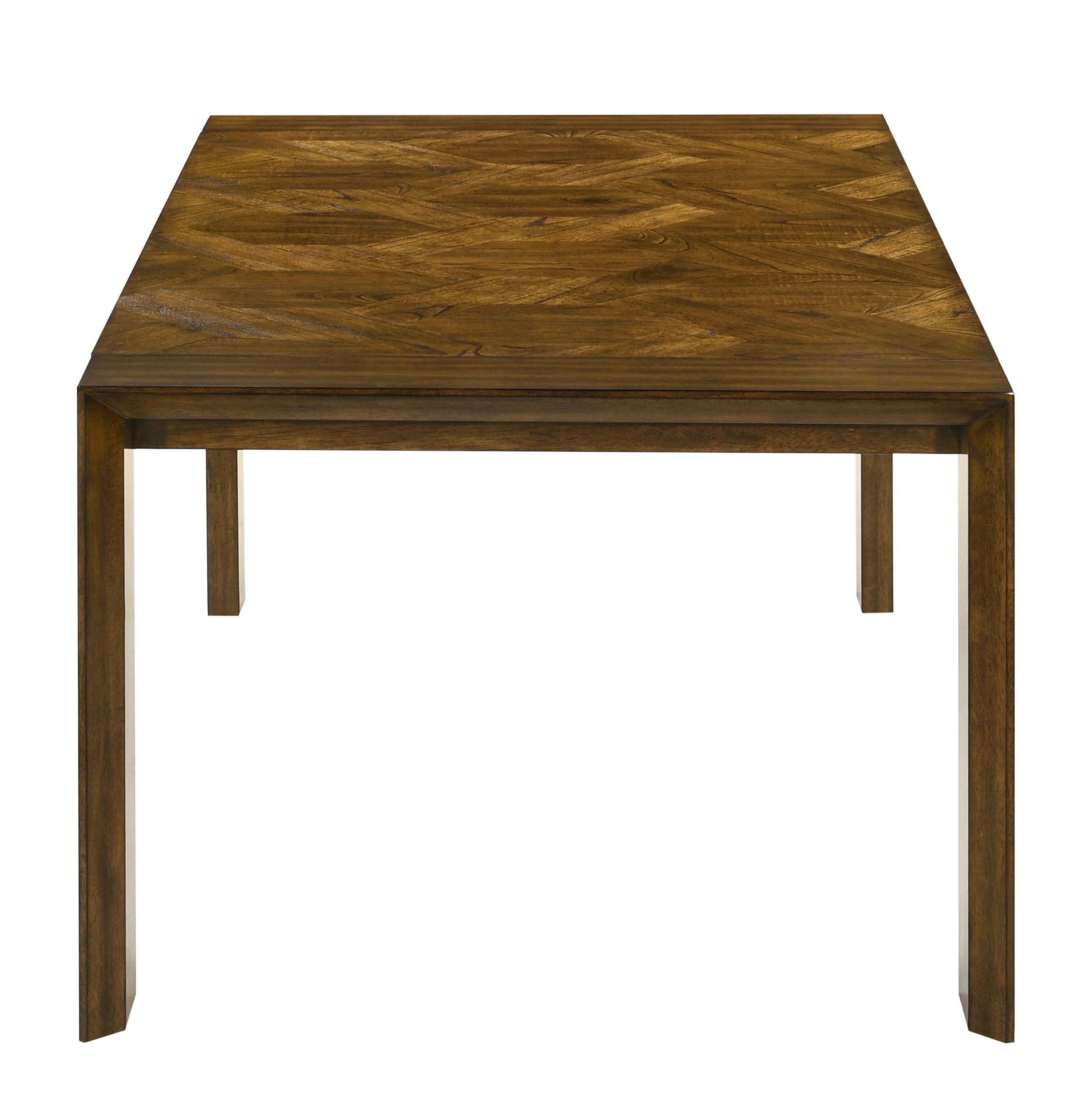Hollister Brown Gray Upholstered Extendable Dining Room Set - Image 3