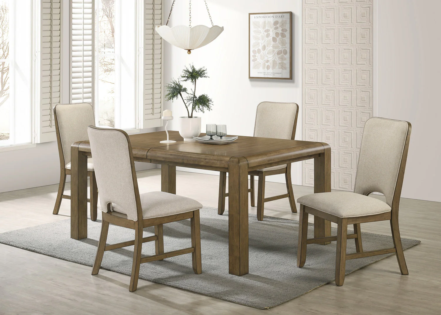 Cockrell Light Brown Rectangular Dining Room Set - Image 2