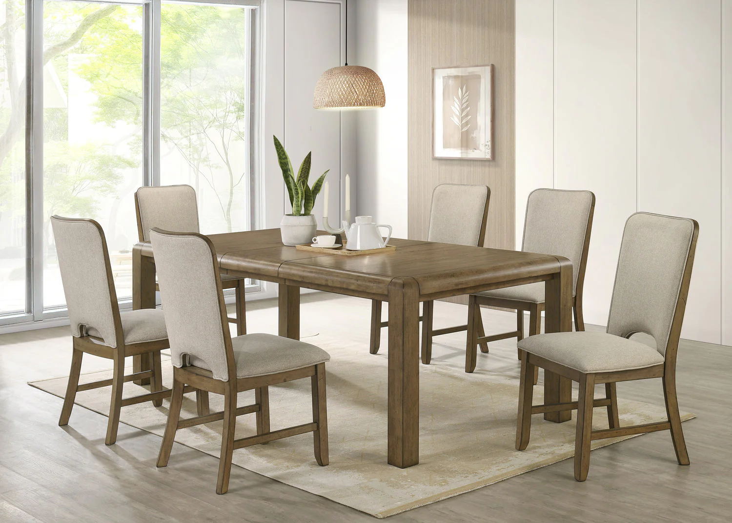 Cockrell Light Brown Rectangular Dining Room Set - Image 3