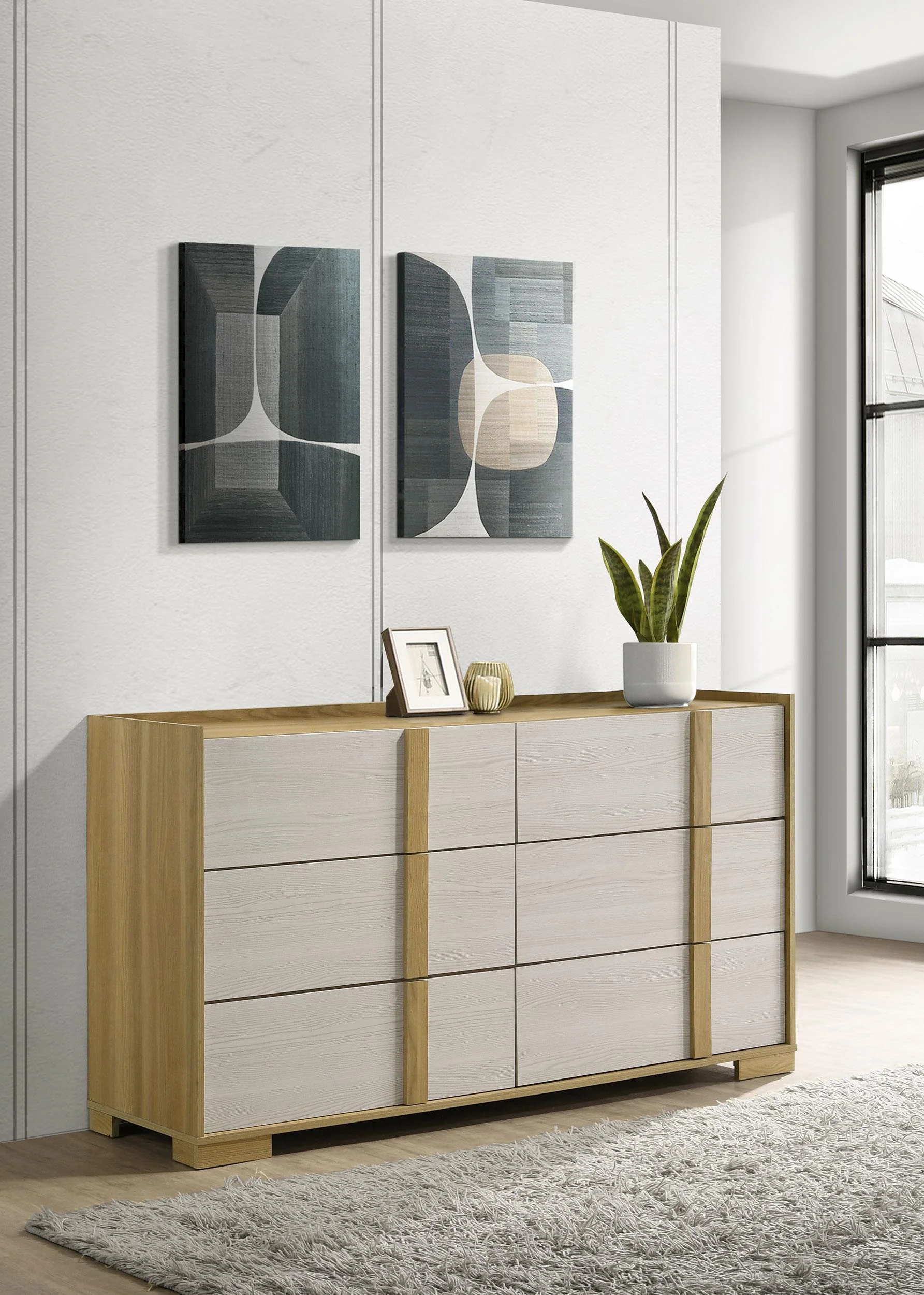 Hyland 6-drawer Dresser Natural - Image 2