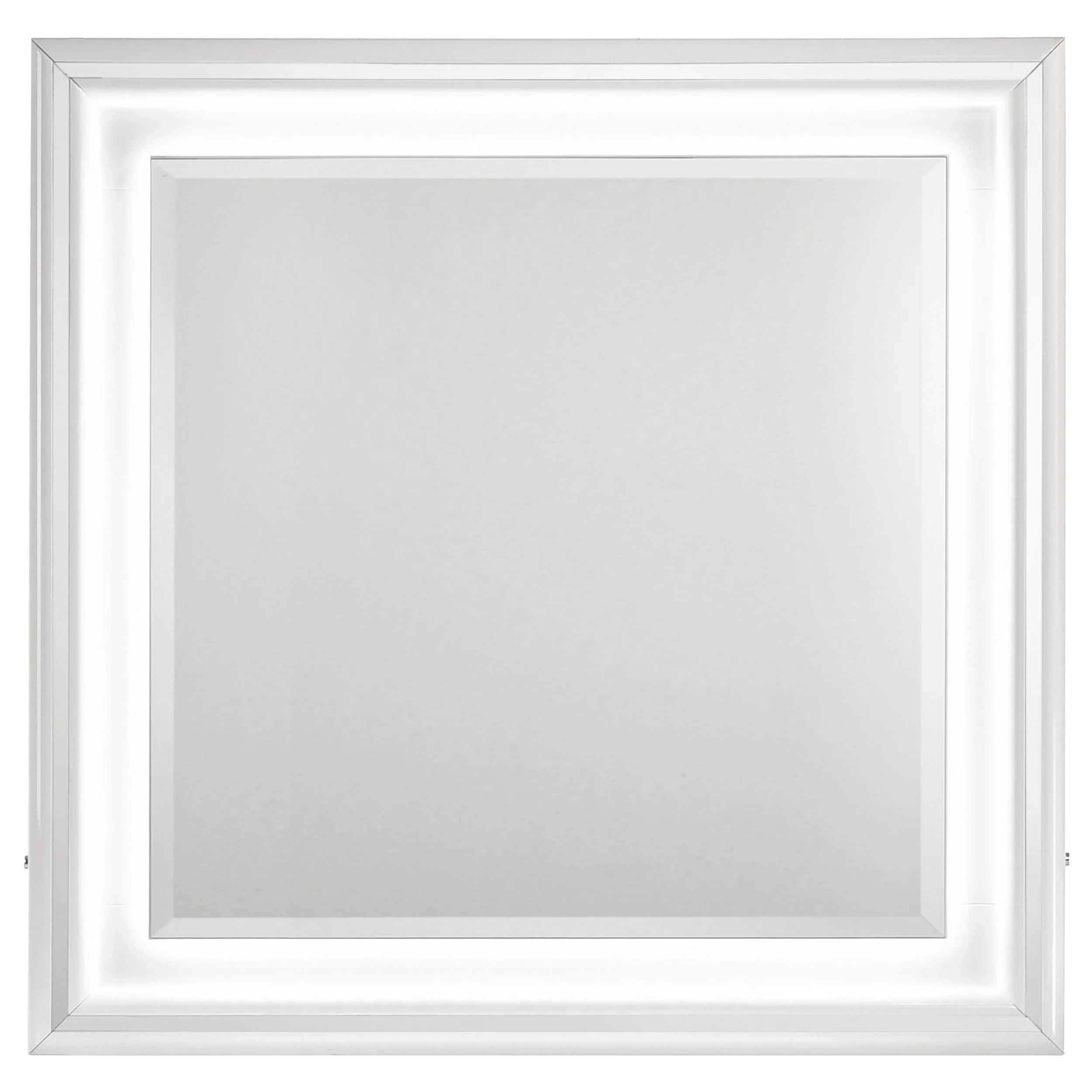 Cassia Dresser Mirror White High Gloss - Image 3