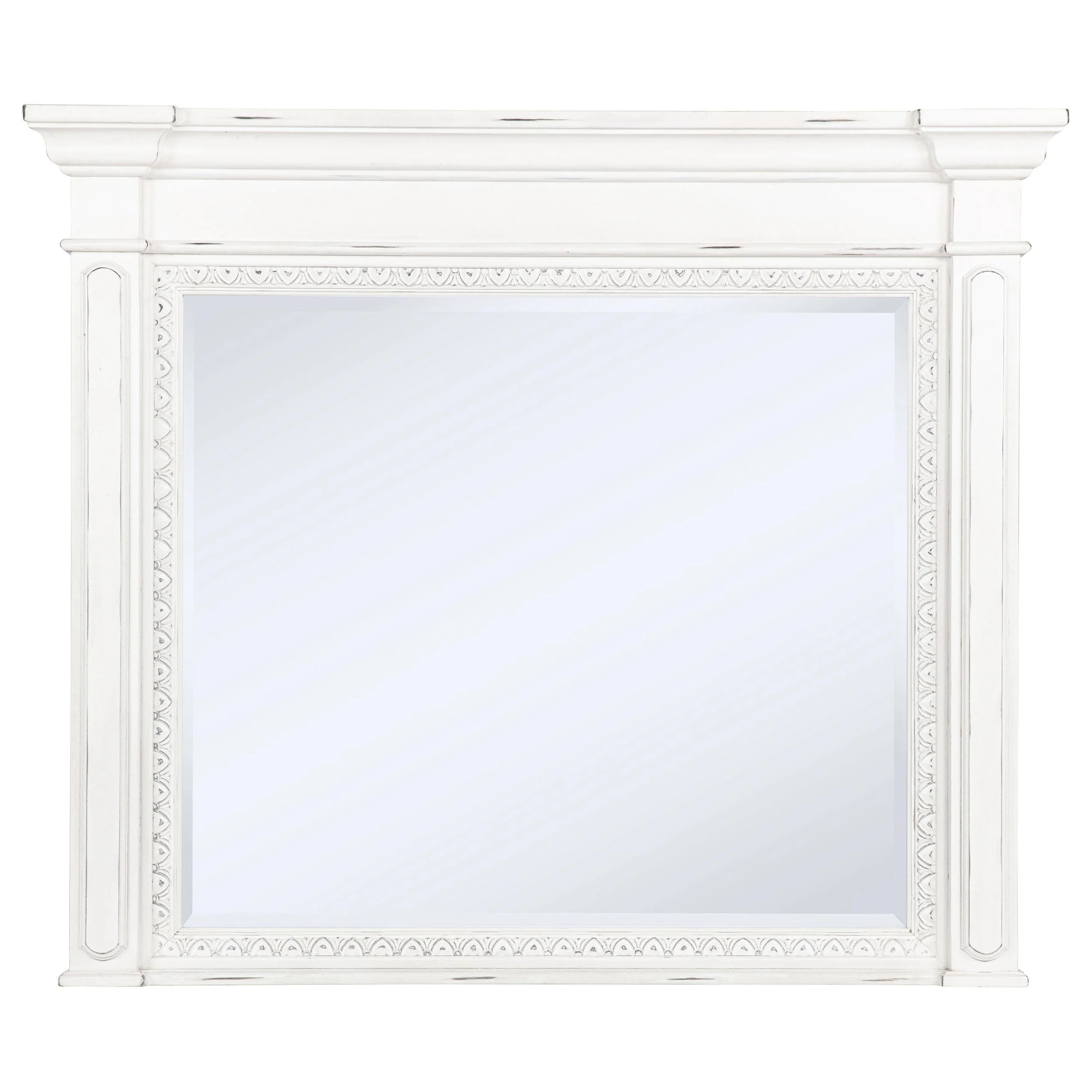 McKinney Dresser Mirror Vintage White - Image 3