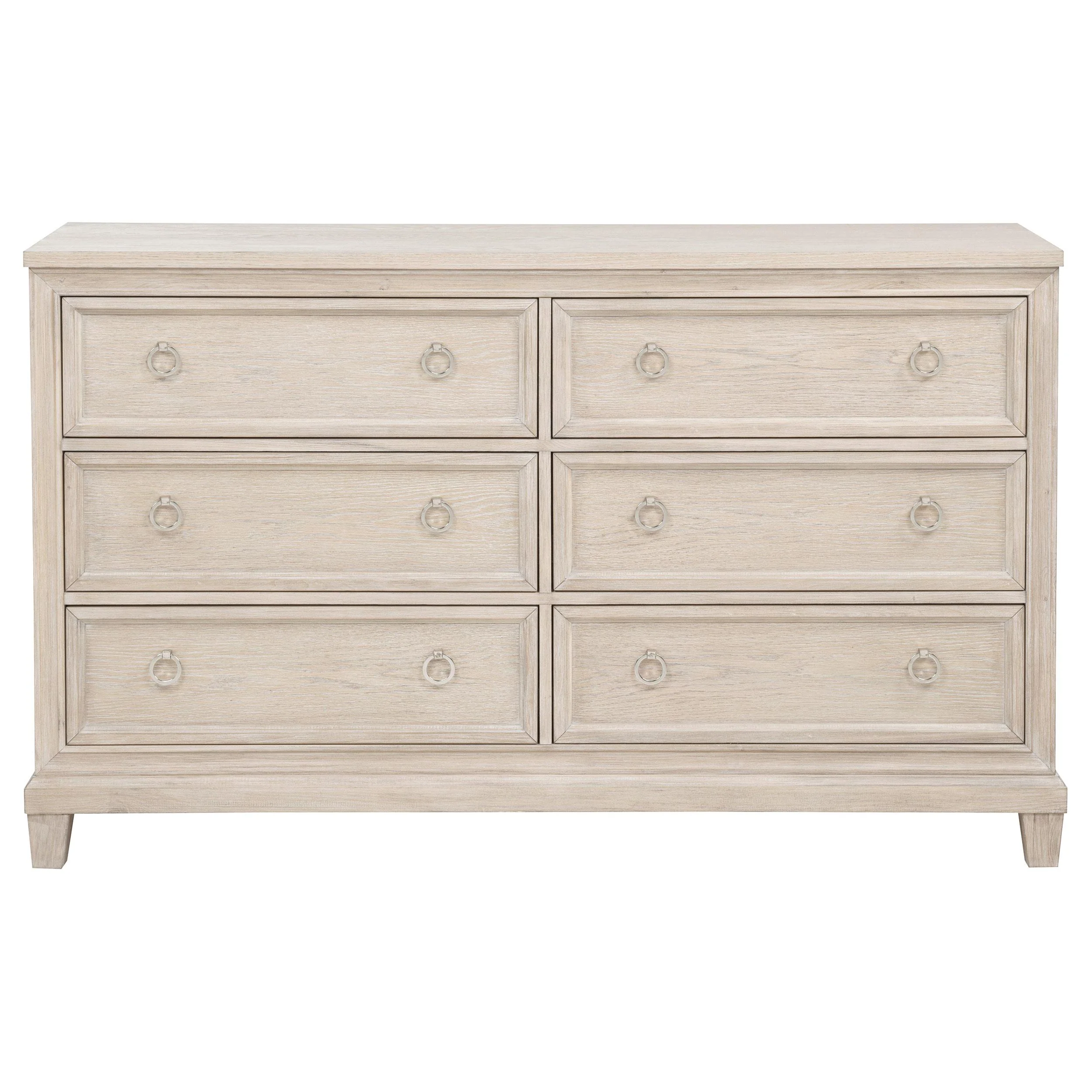 Pembroke 6-drawer Bedroom Dresser Cabinet Washed Oak - Image 3