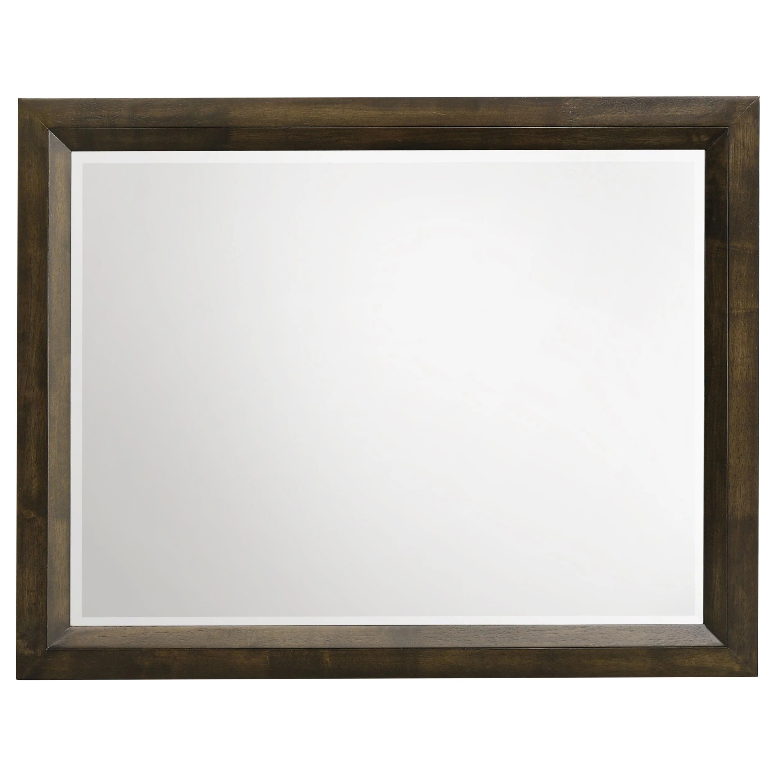 Atlas Bedroom Dresser Mirror Dark Oak - Image 3
