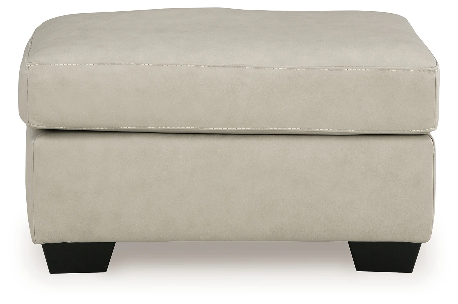Santorine Bone Leather Ottoman - Image 3