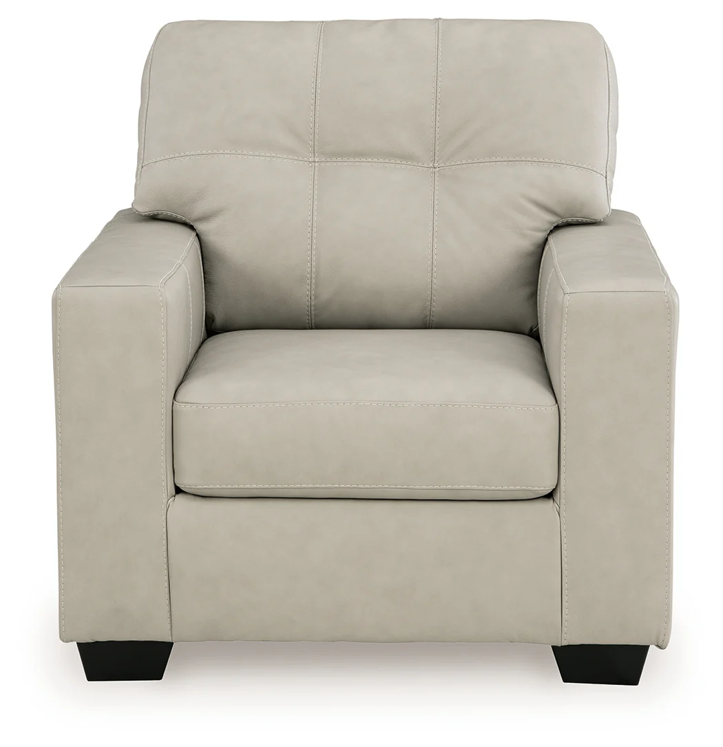 Santorine Bone Leather Chair - Image 3