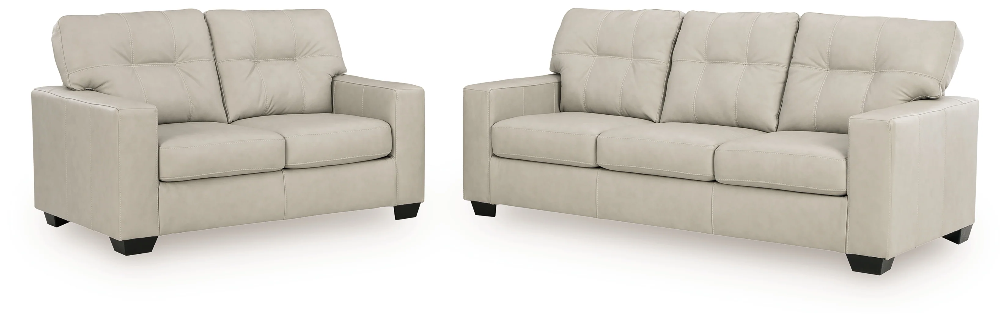 Santorine Bone Sofa and Loveseat - Image 2