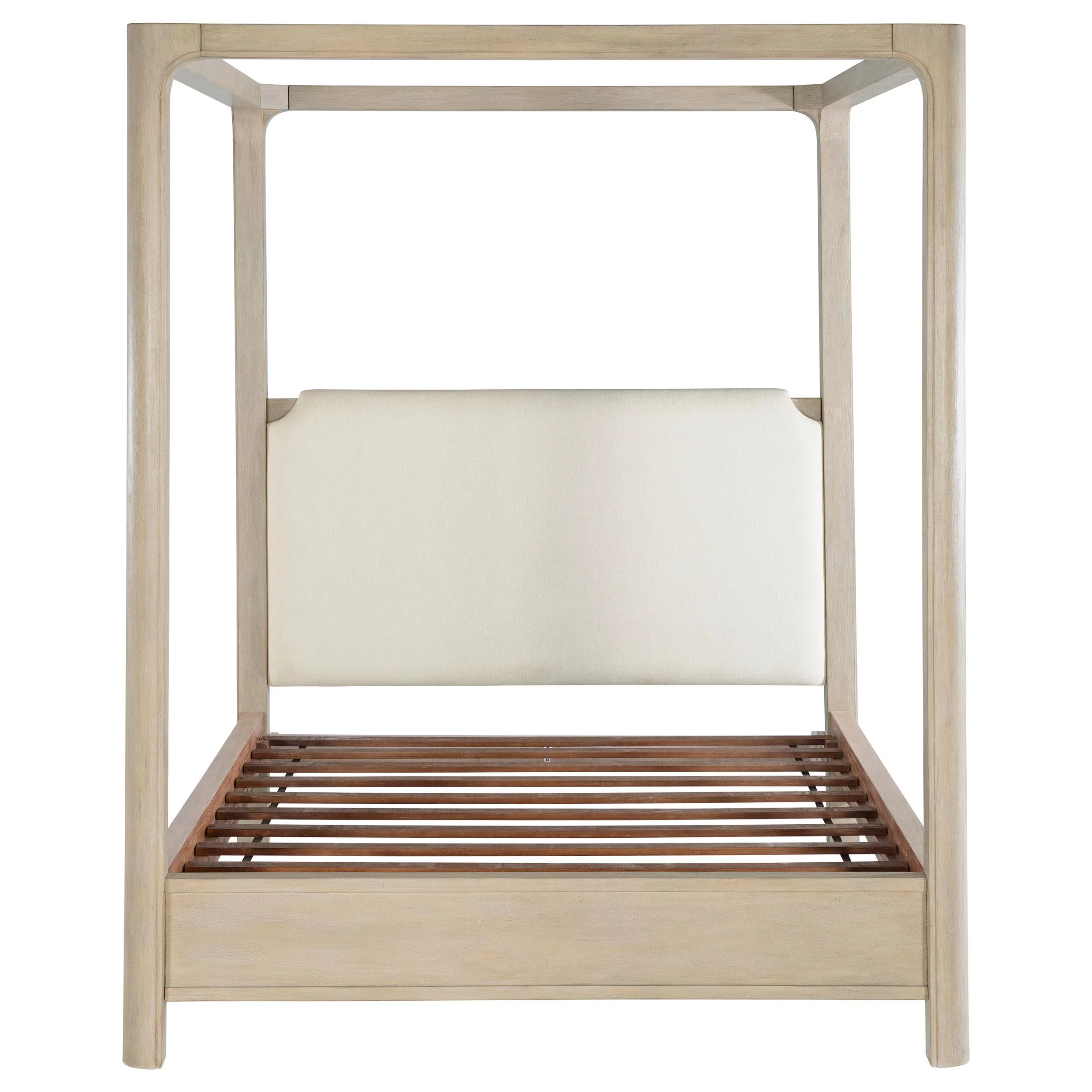 Solano 85-inch Eastern King Canopy Bed Weathered Mango - Image 3