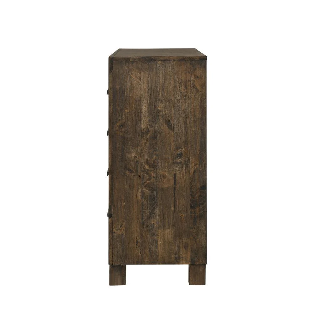 Woodmont 8 Drawer Dresser Rustic Golden Brown - Image 3